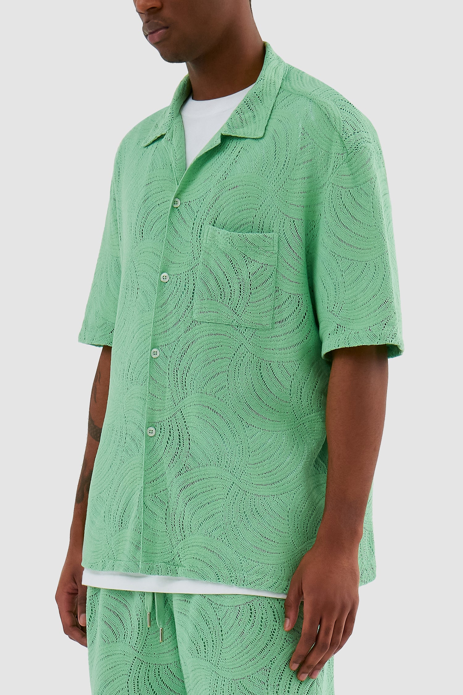 Stan Croche Shirt - Green - Image 7