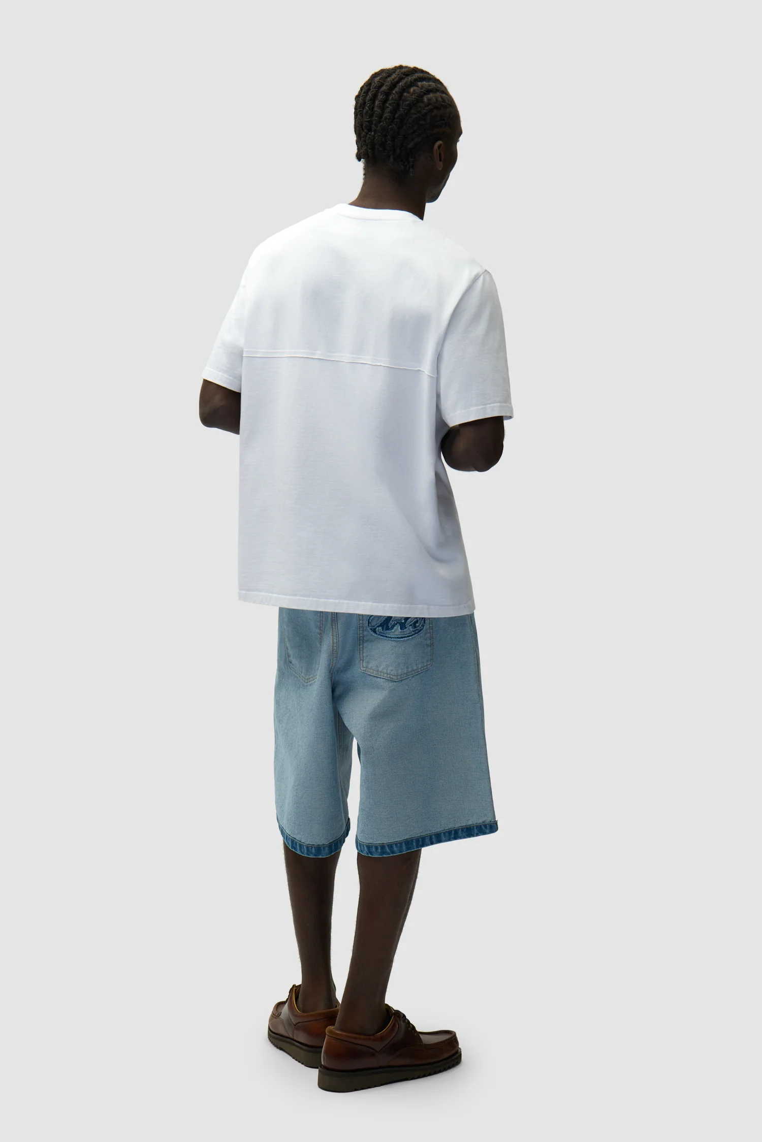 Circle Logo Cut T-shirt - White - Image 6