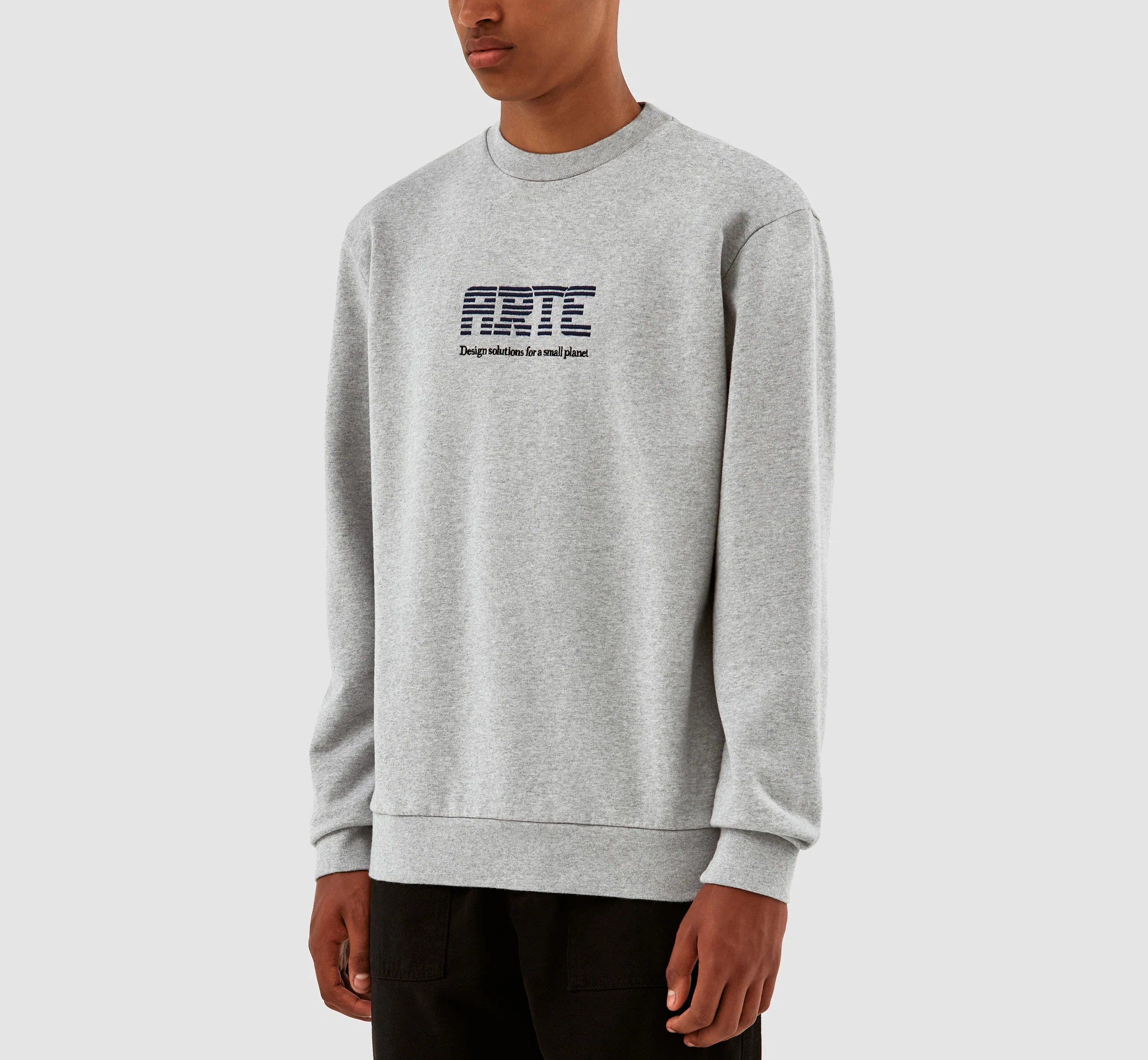 Clarck Block Logo Crewneck - Grey - Image 4