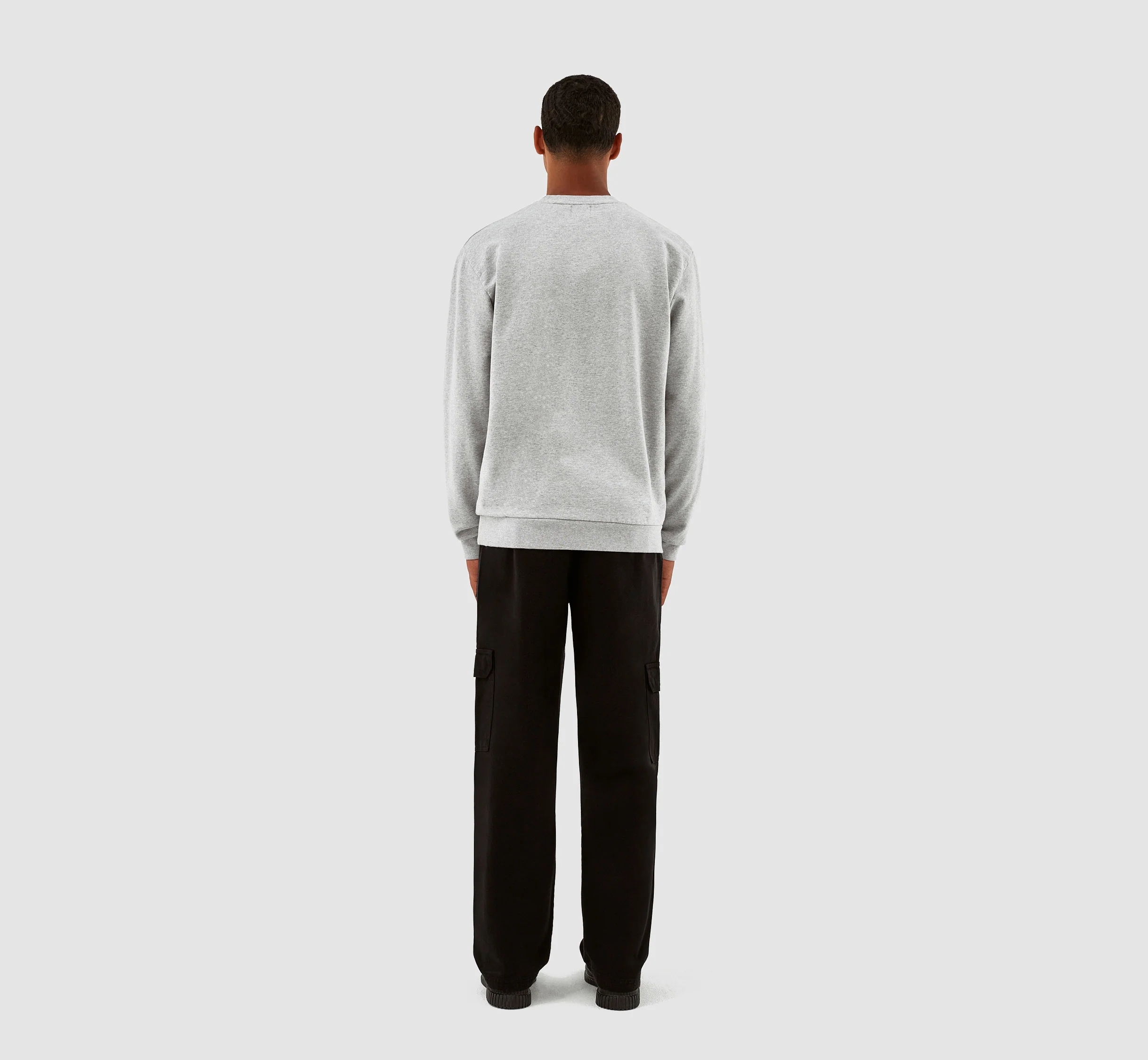 Clarck Block Logo Crewneck - Grey - Image 7