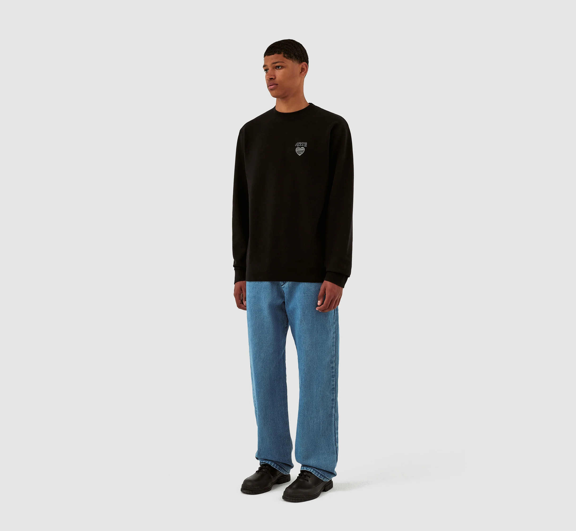 Clarck Scribble Crewneck - Black - Image 6