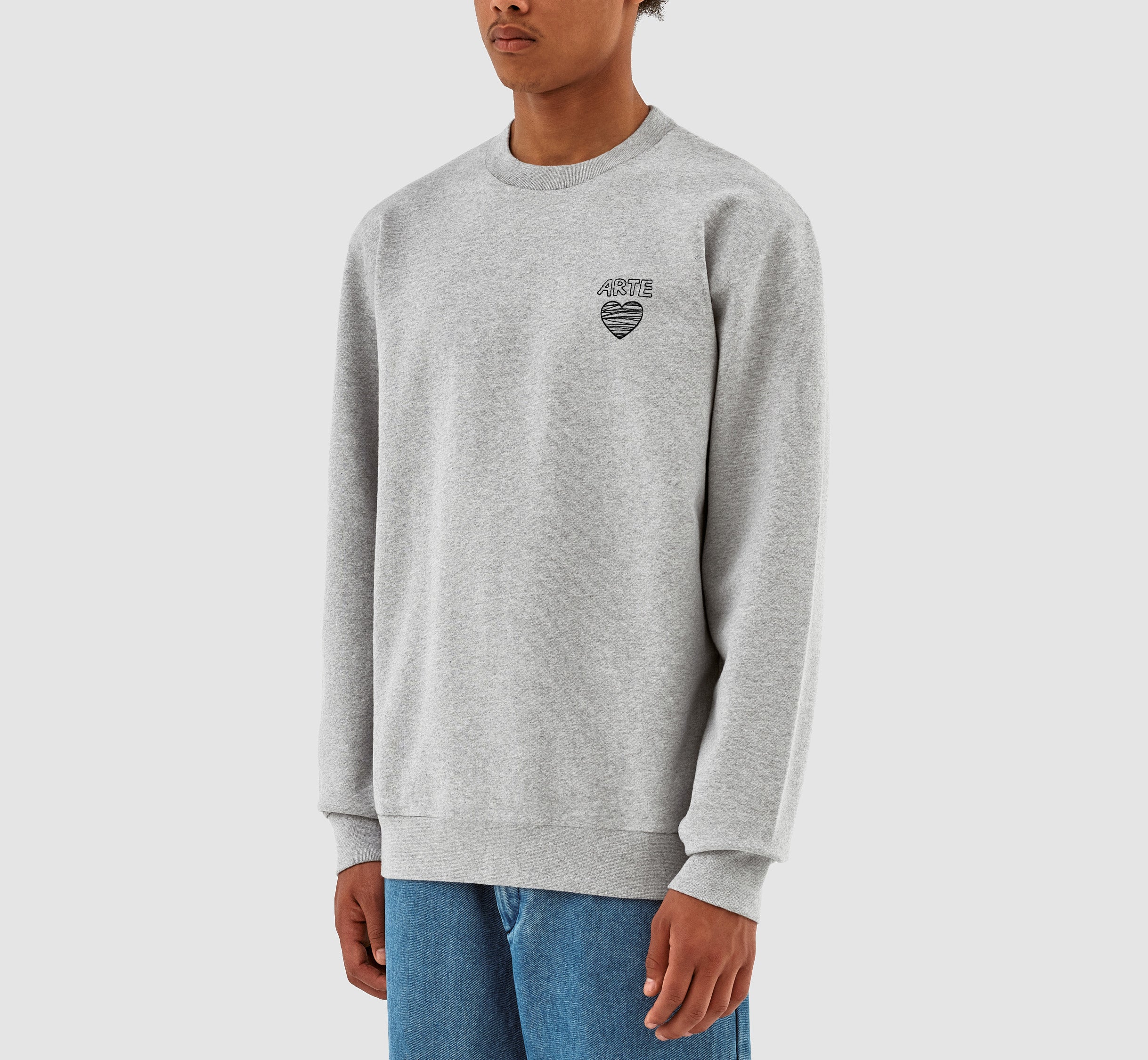 Clarck Scribble Crewneck - Grey - Image 4