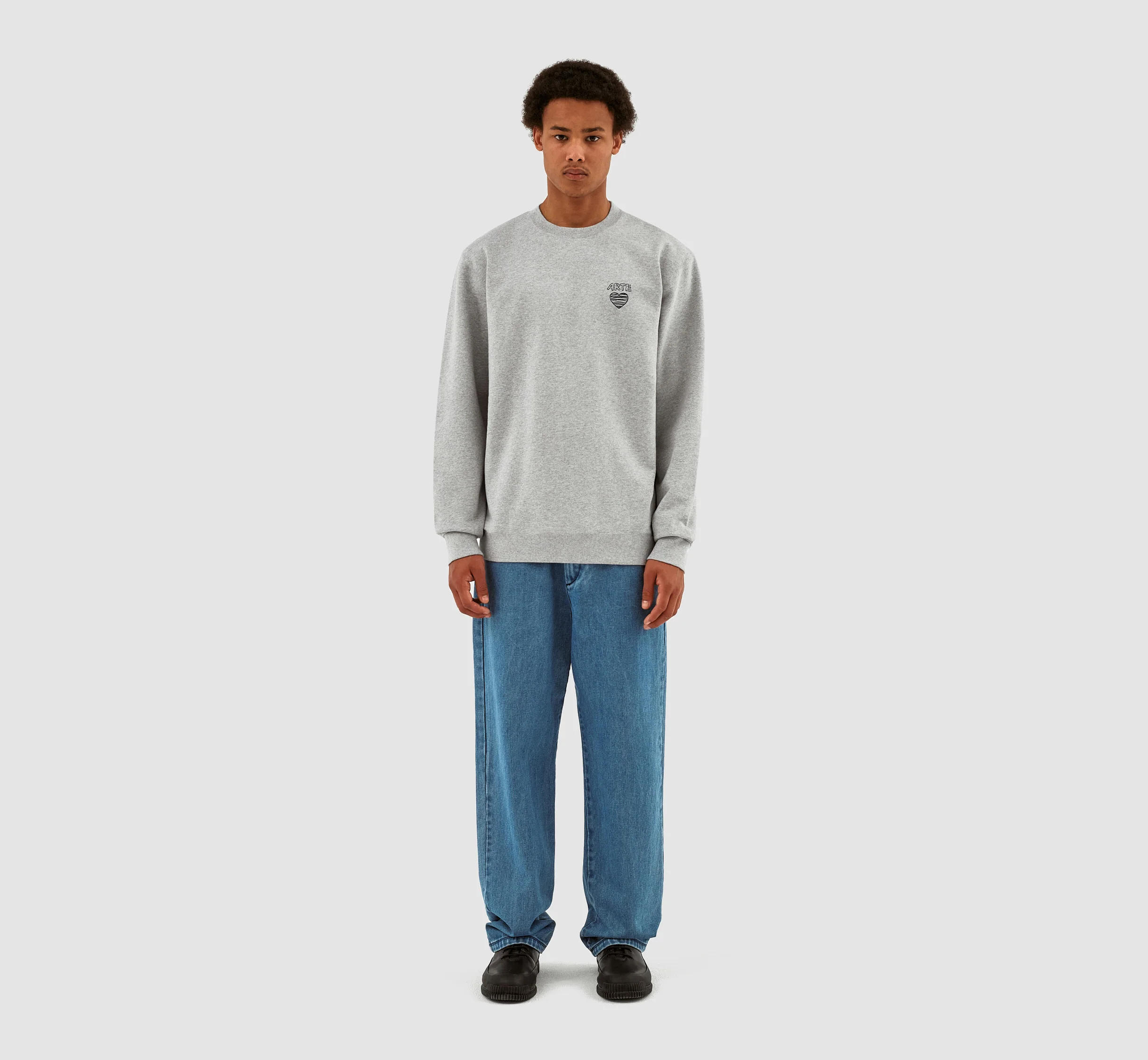 Clarck Scribble Crewneck - Grey - Image 5