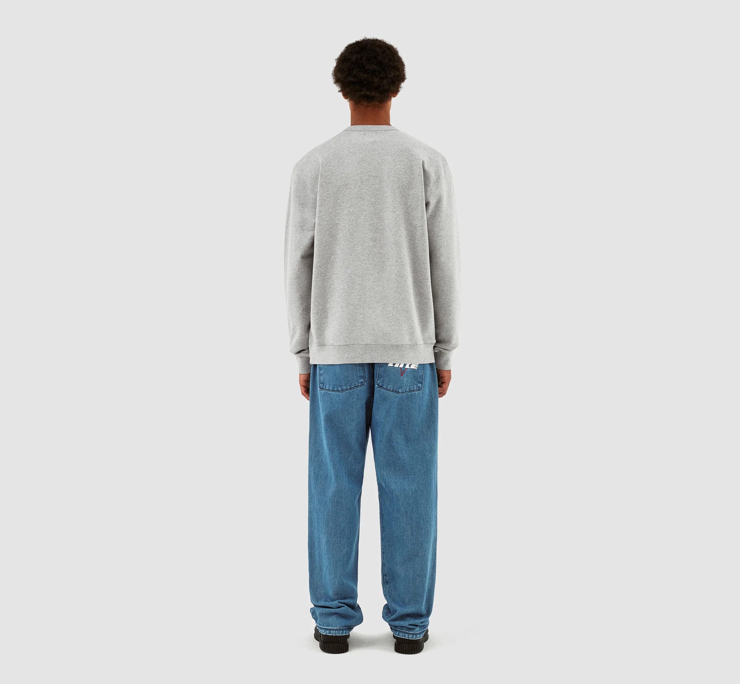 Clarck Scribble Crewneck - Grey - Image 7