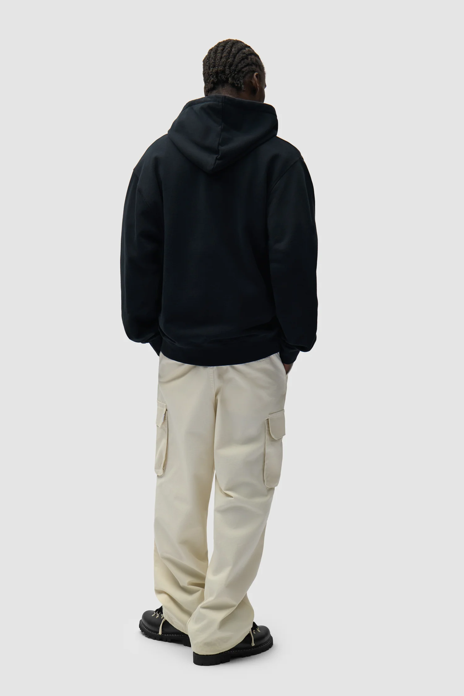 Collage Logo Hoodie - Black - Image 6