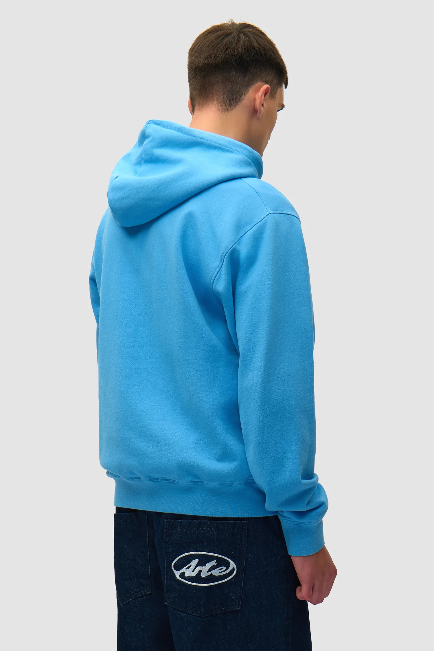 Collage Logo Hoodie - Blue - Image 3