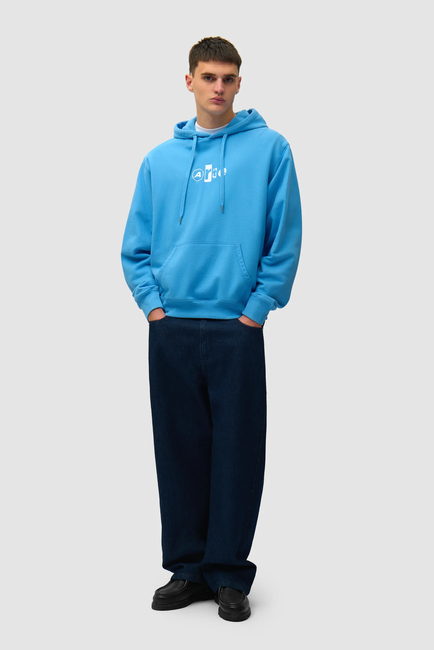 Collage Logo Hoodie - Blue - Image 5