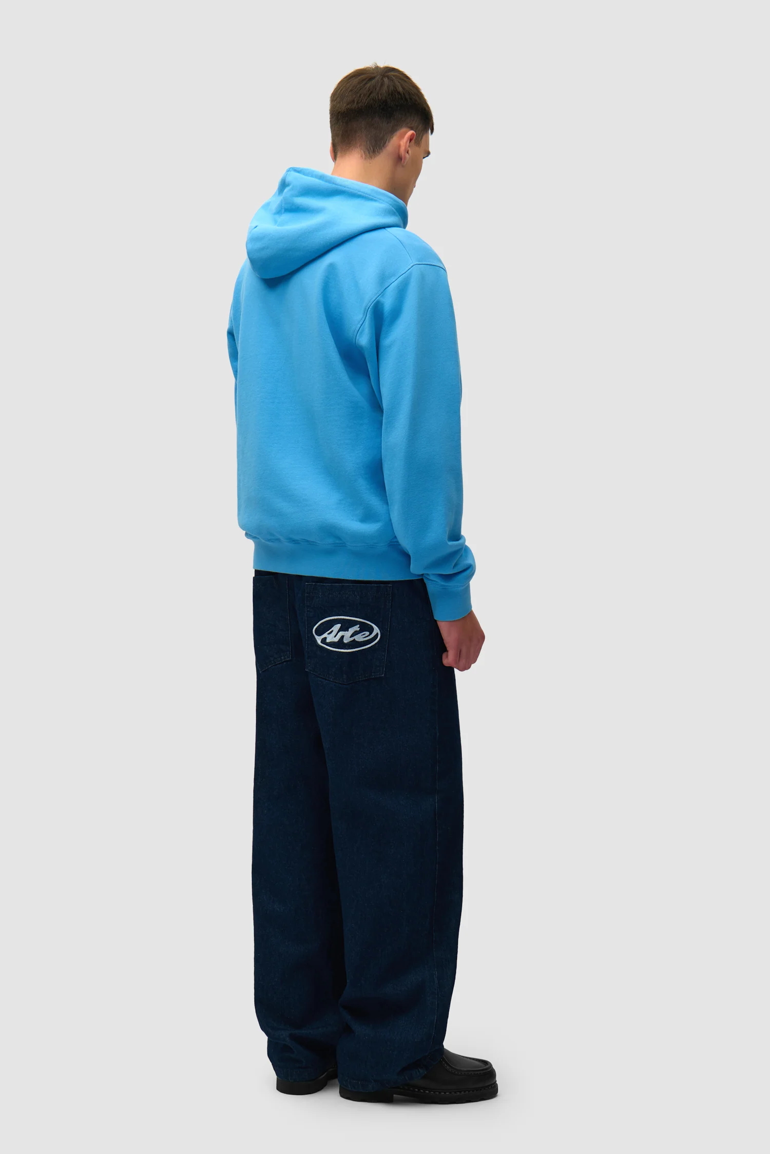 Collage Logo Hoodie - Blue - Image 6