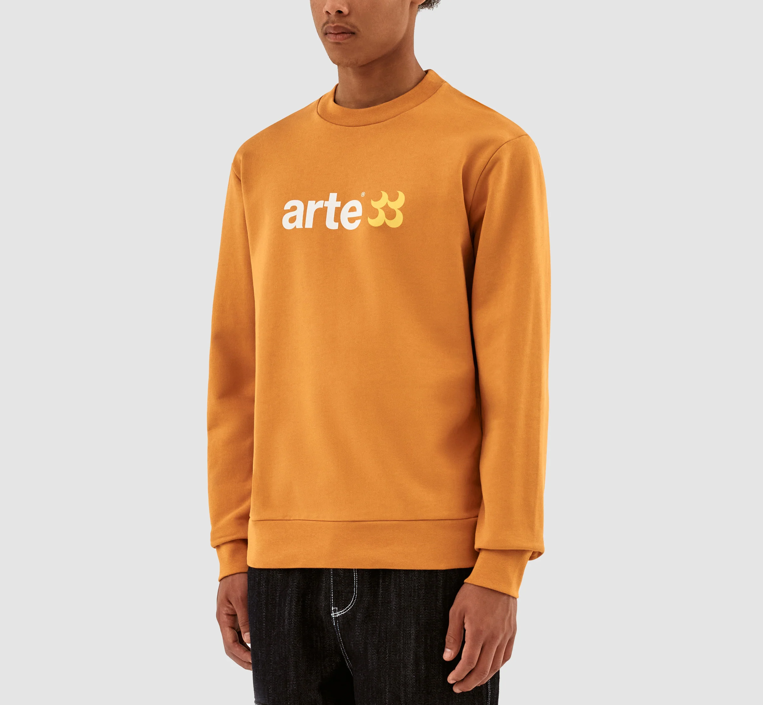 Conrad SS23 Logo Crewneck - Inca Gold - Image 4