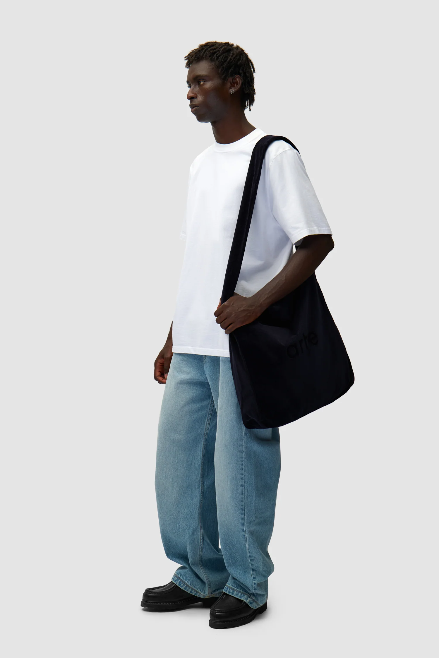 Corduroy Body Bag - Navy - Image 4