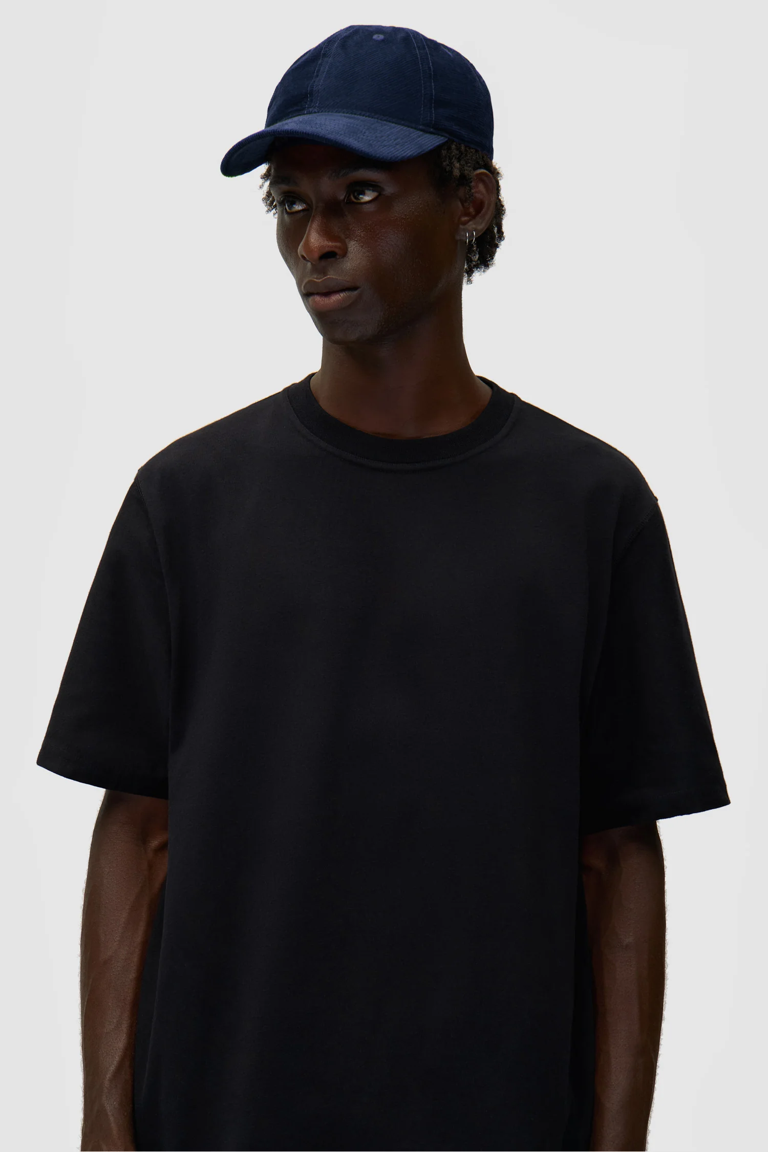 Corduroy Cap - Navy - Image 3