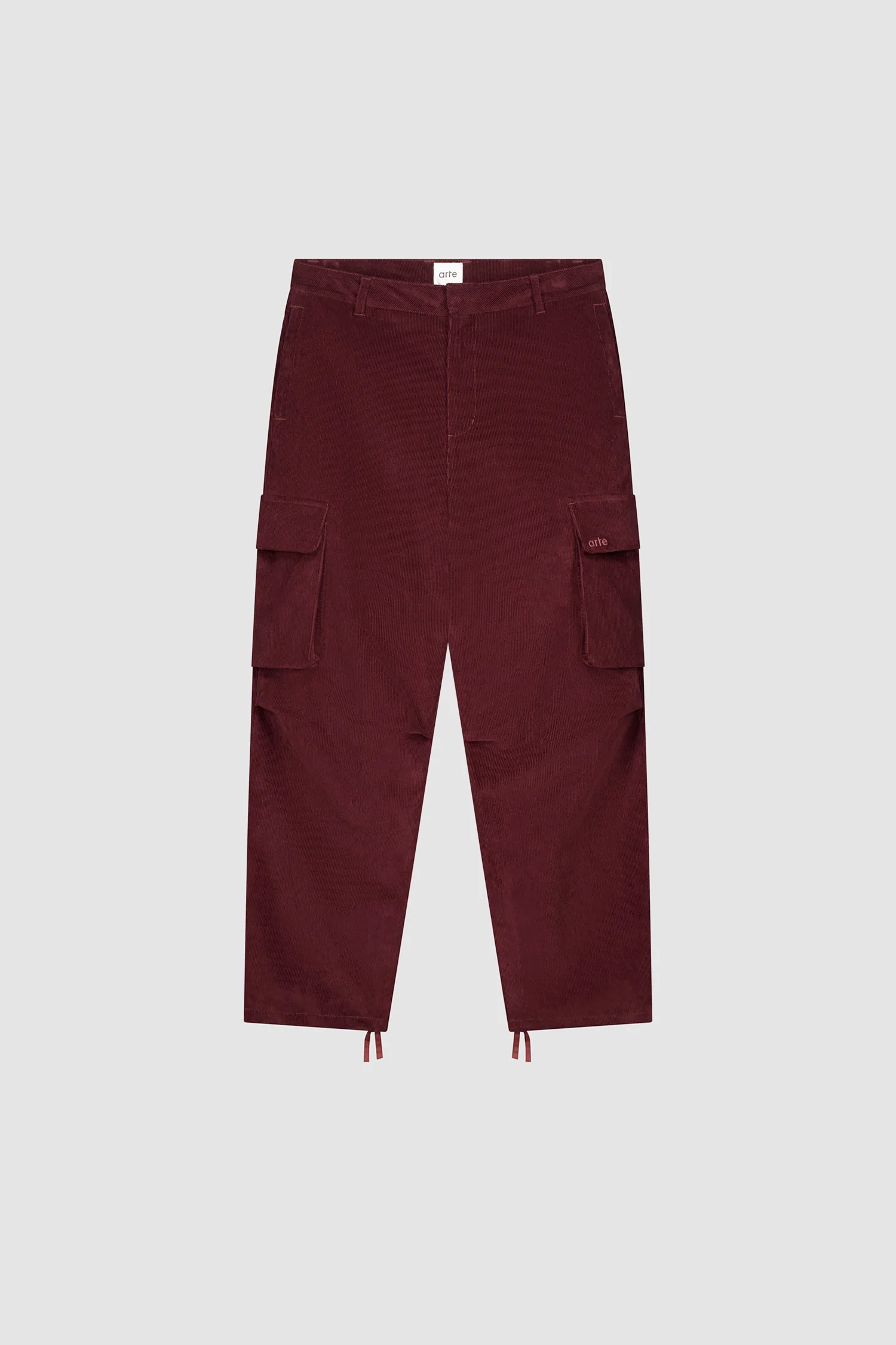 Corduroy Cargo Pants - Bordeaux - Image 8