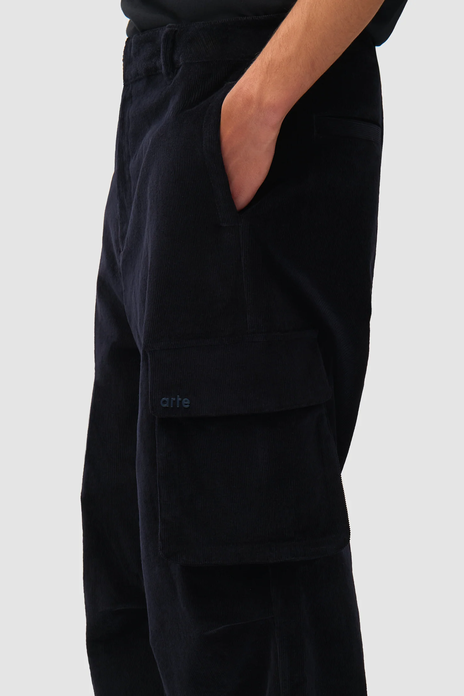 Corduroy Cargo Pants - Navy - Image 5