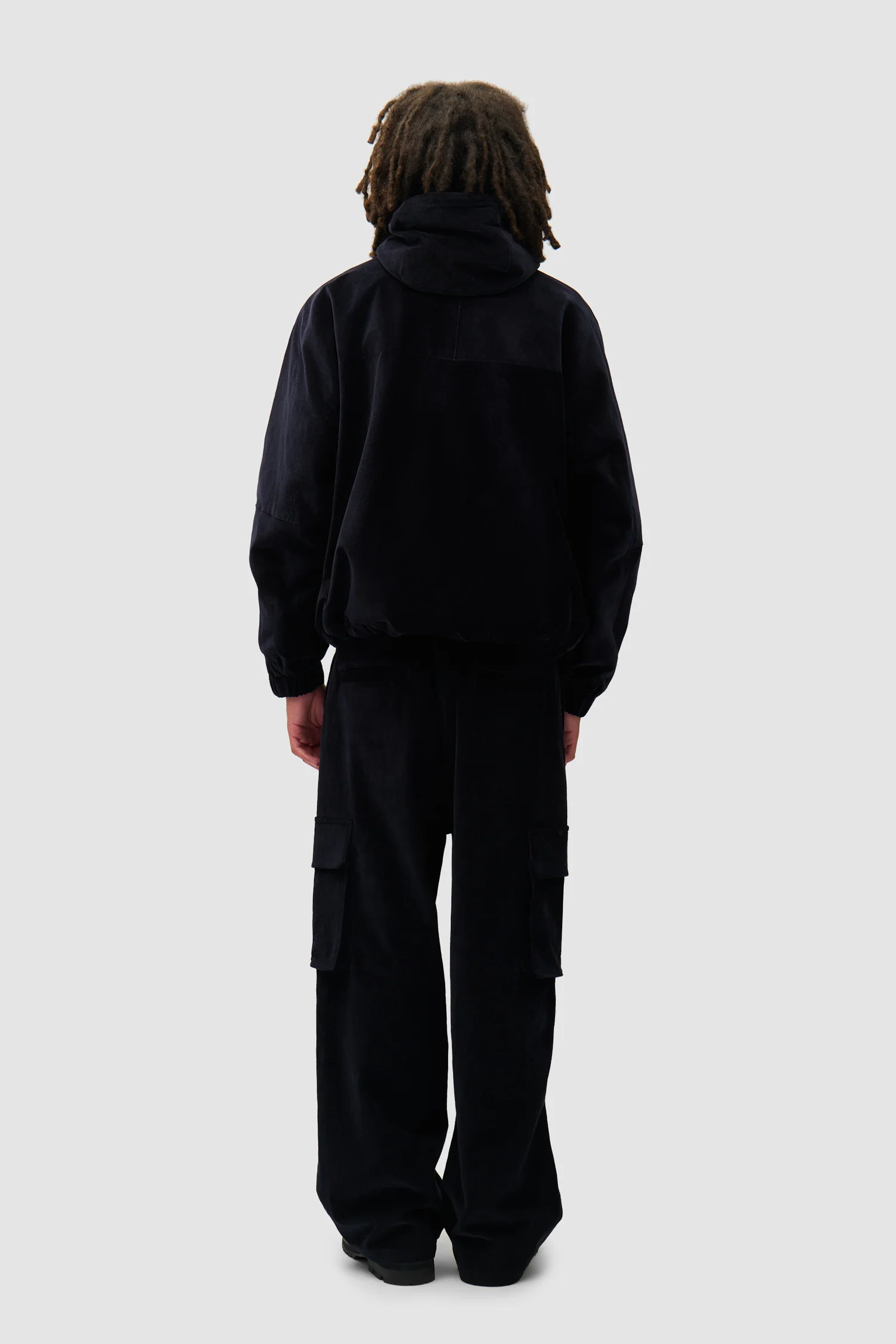 Corduroy Cargo Pants - Navy - Image 8