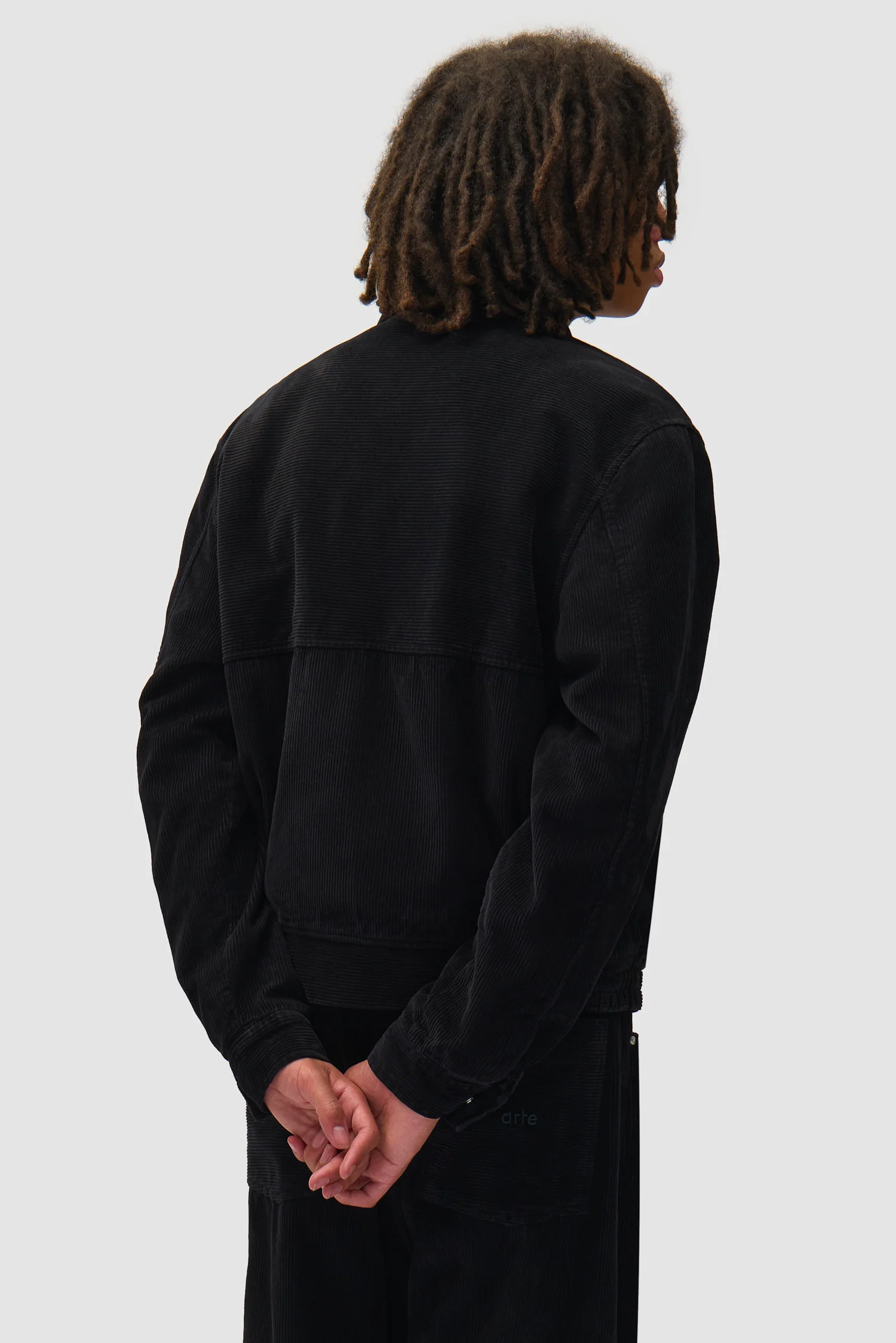 Corduroy Jacket - Black - Image 3