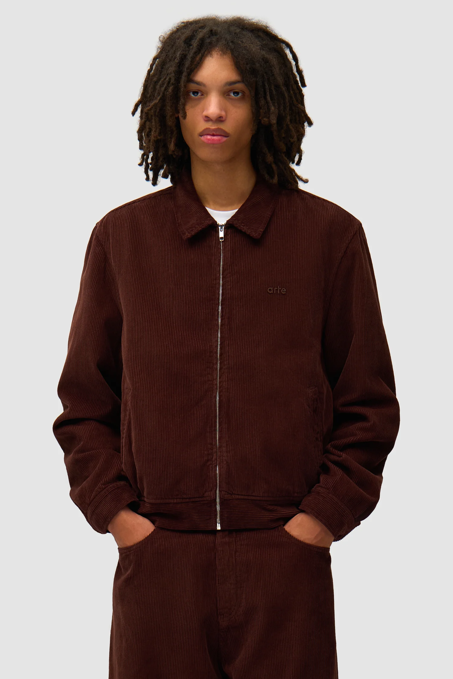 Corduroy Jacket - Brown - Image 2