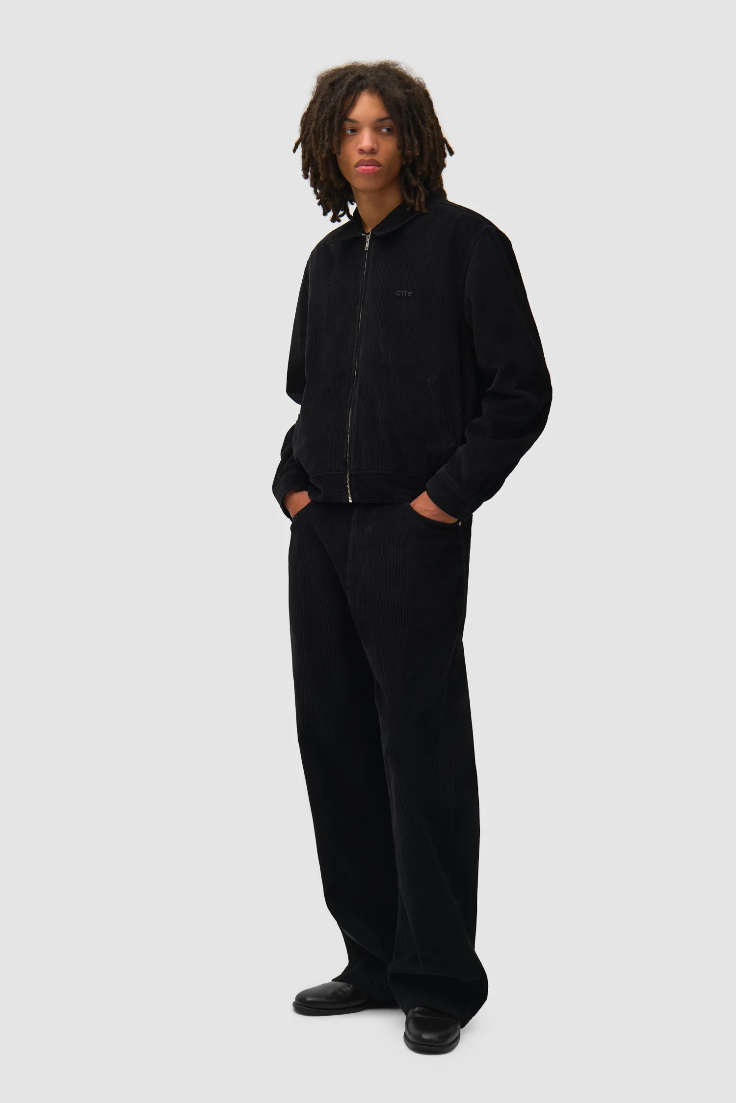 Corduroy Pants - Black - Image 5
