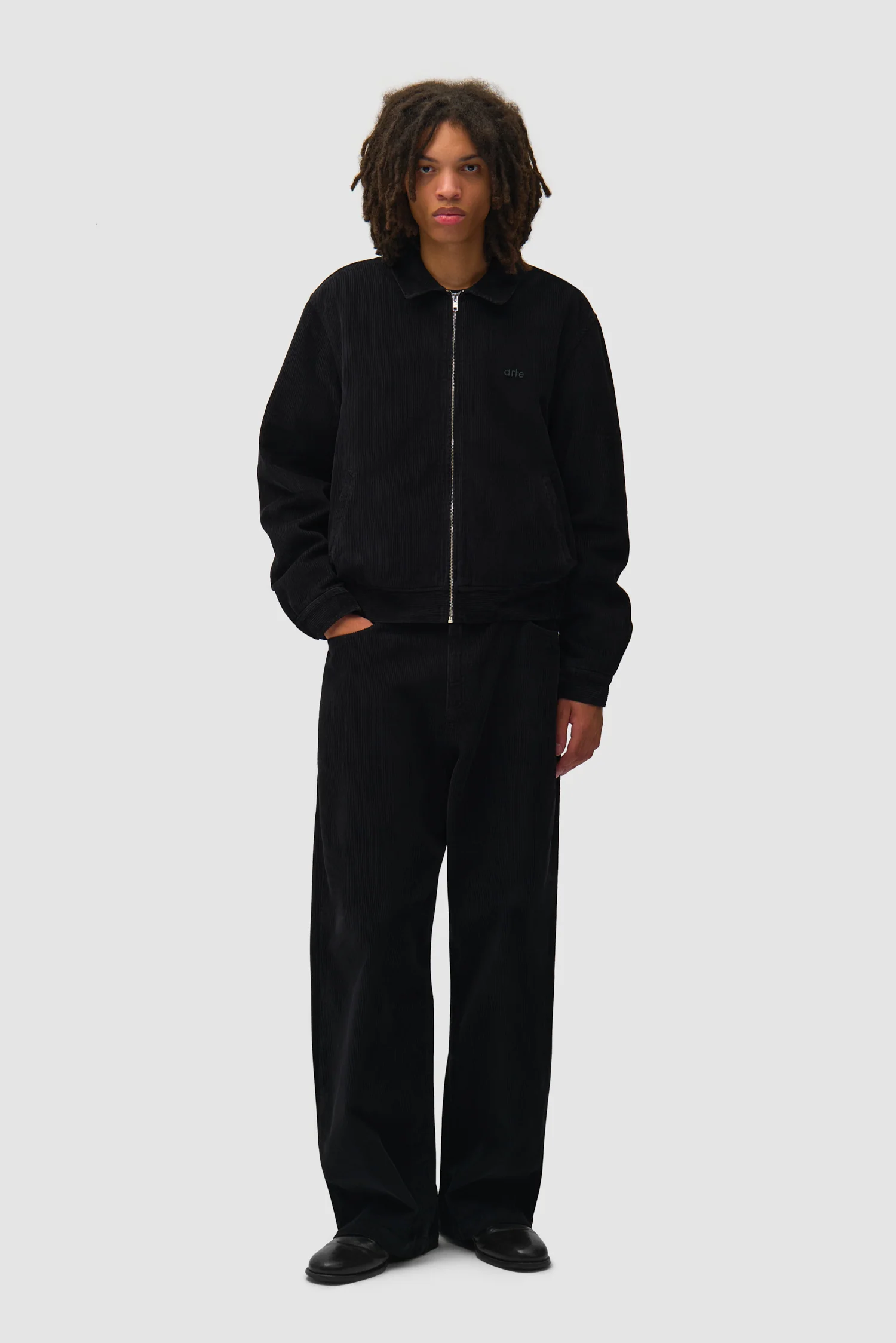 Corduroy Pants - Black - Image 6
