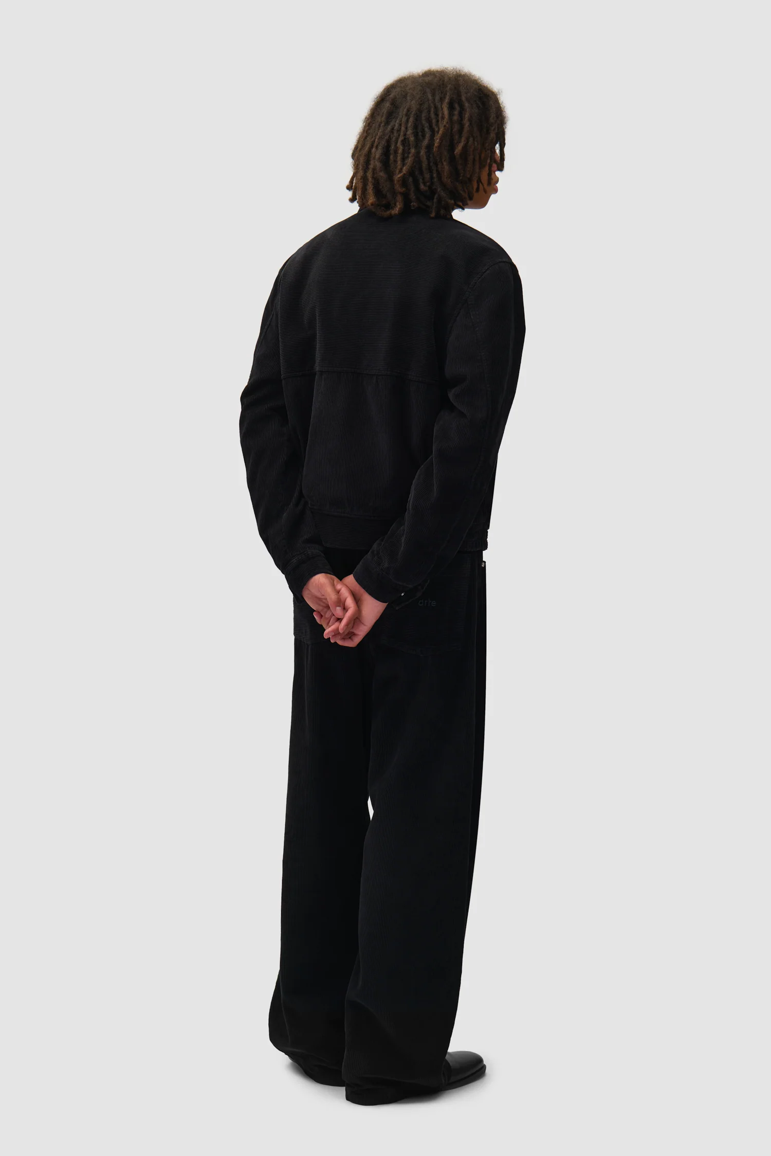 Corduroy Pants - Black - Image 7