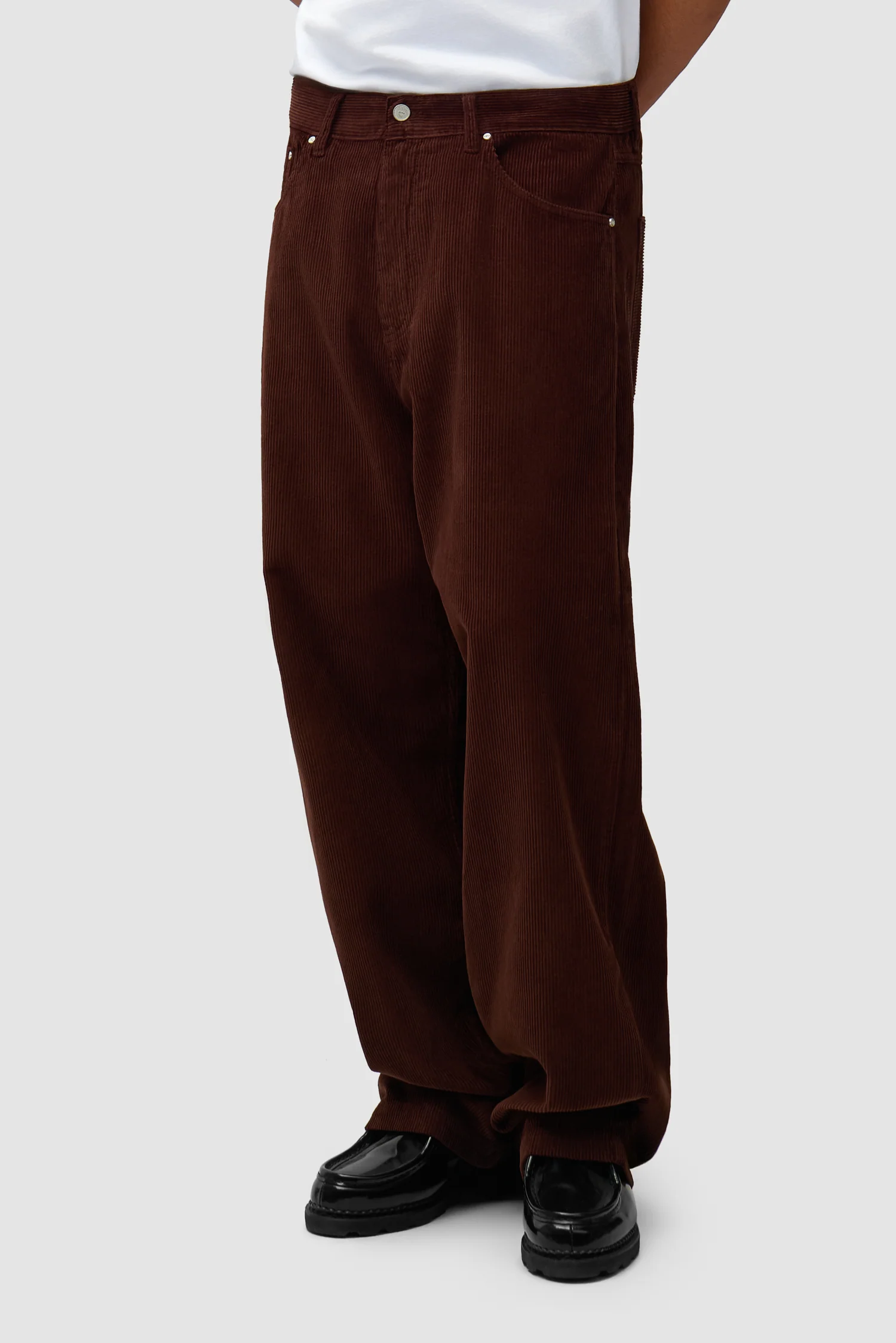 Corduroy Pants - Brown - Image 3