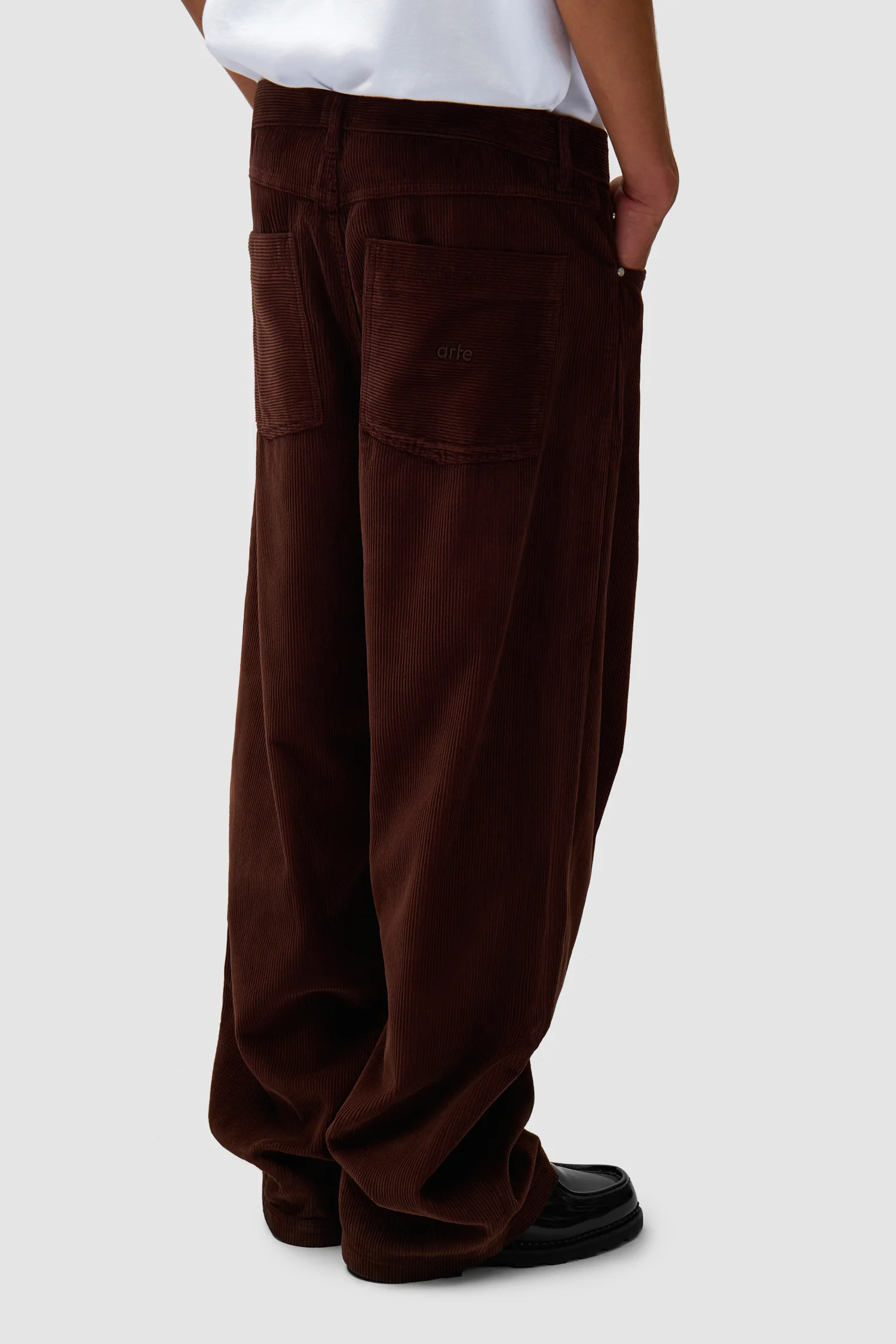 Corduroy Pants - Brown - Image 4