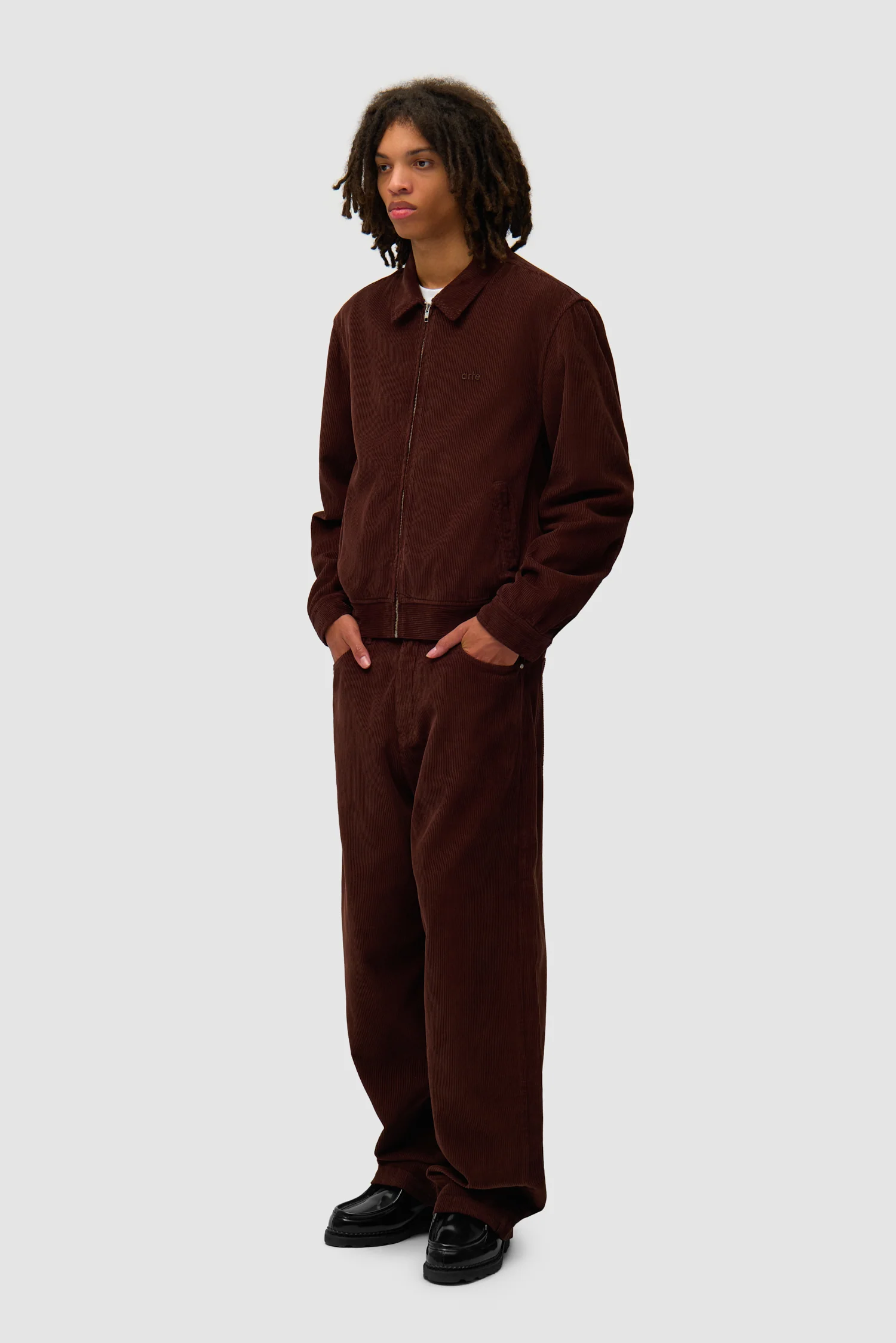 Corduroy Pants - Brown - Image 5