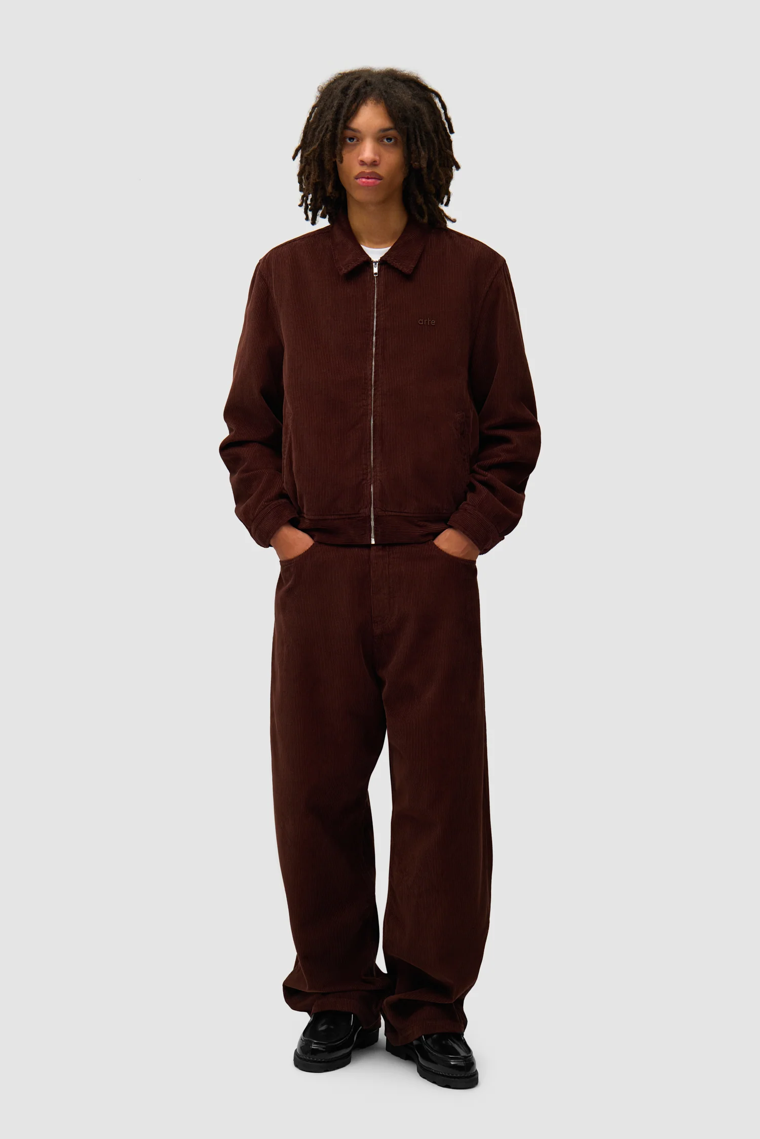 Corduroy Pants - Brown - Image 6