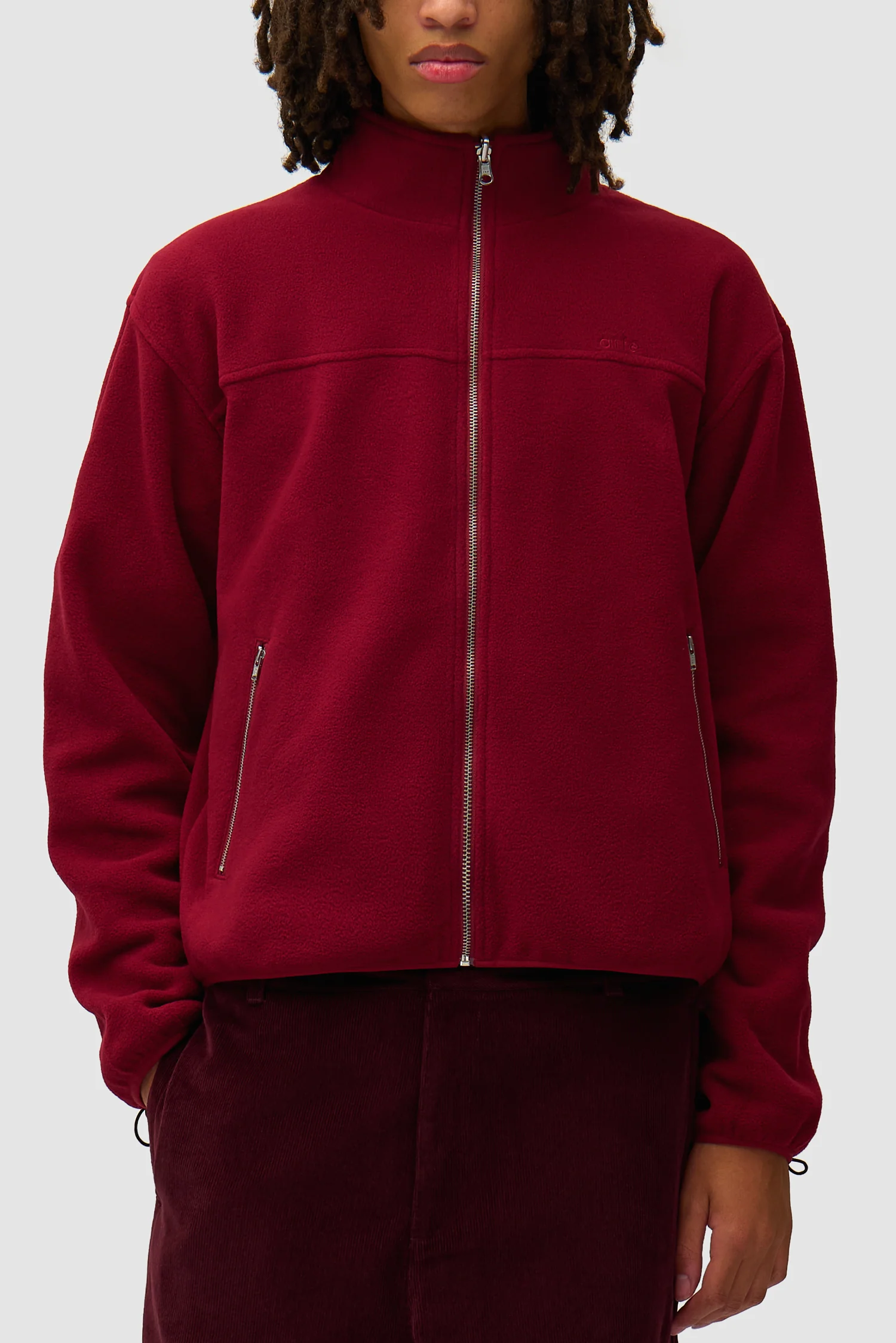 Corduroy Technical Jacket - Bordeaux - Image 8