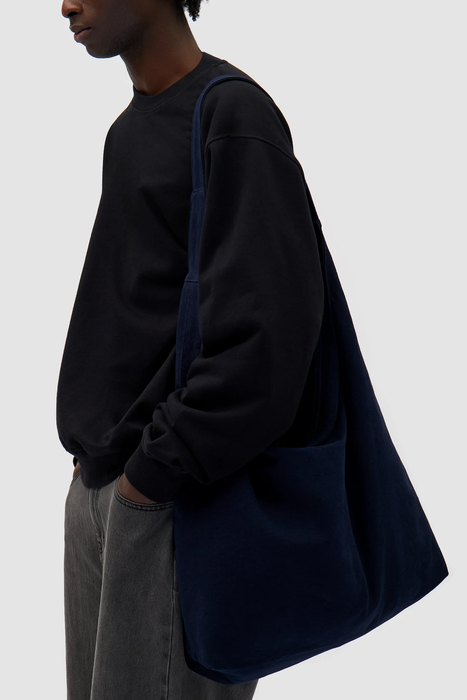 Cotton Bag - Navy - Image 3