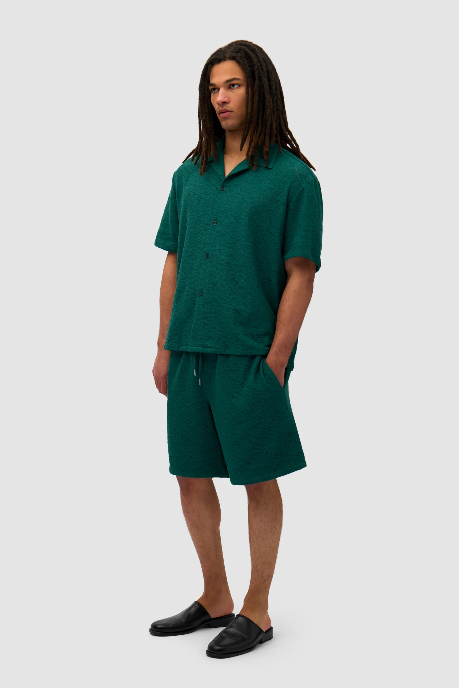 Crochet Shirt - Green - Image 5