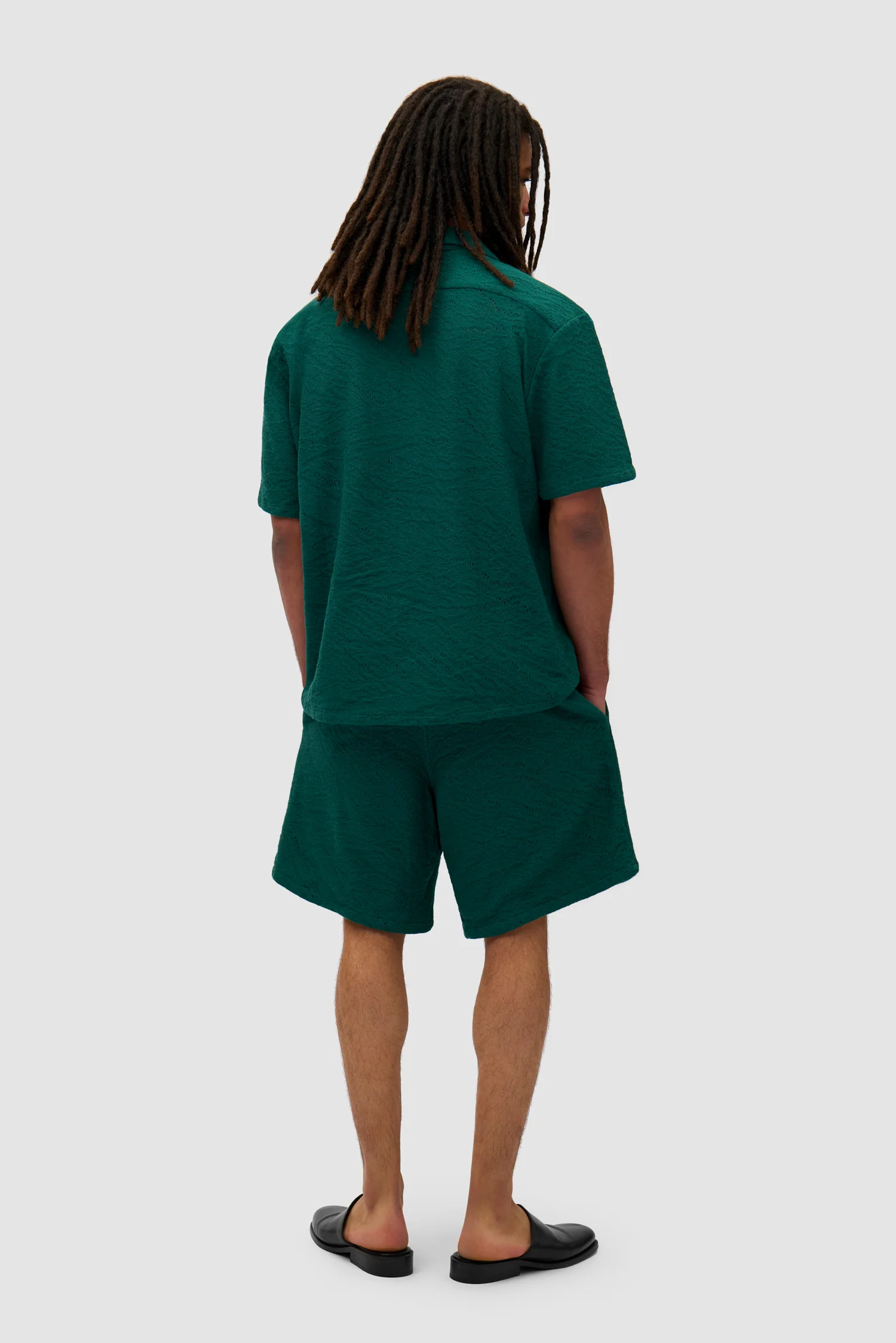 Crochet Shirt - Green - Image 6