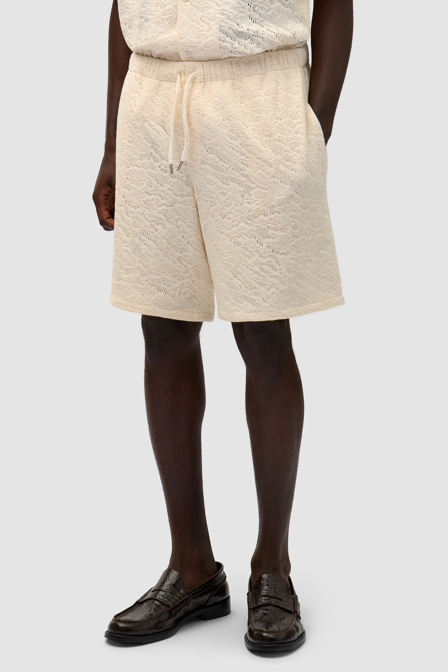Crochet Short - Cream - Image 3
