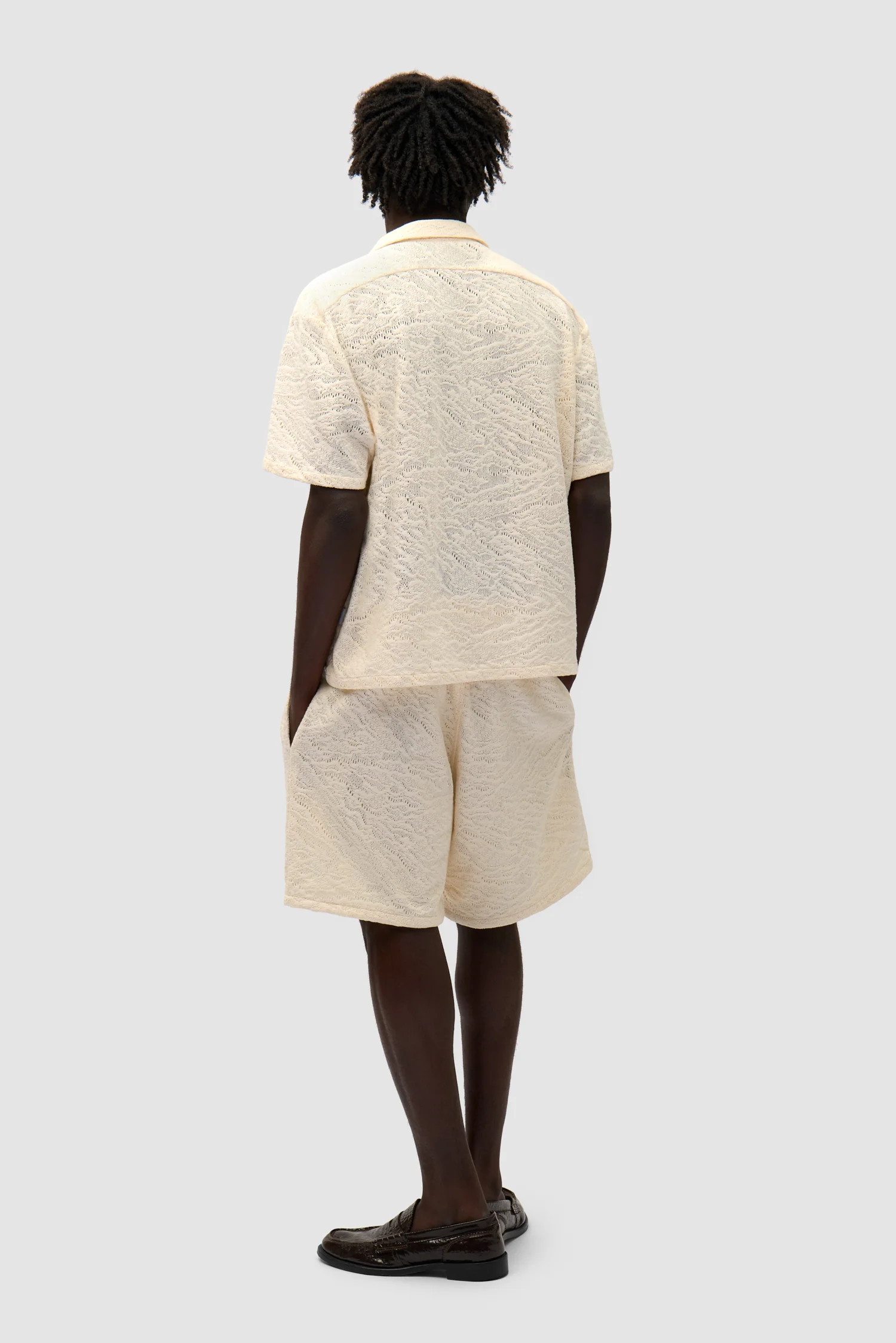 Crochet Short - Cream - Image 7