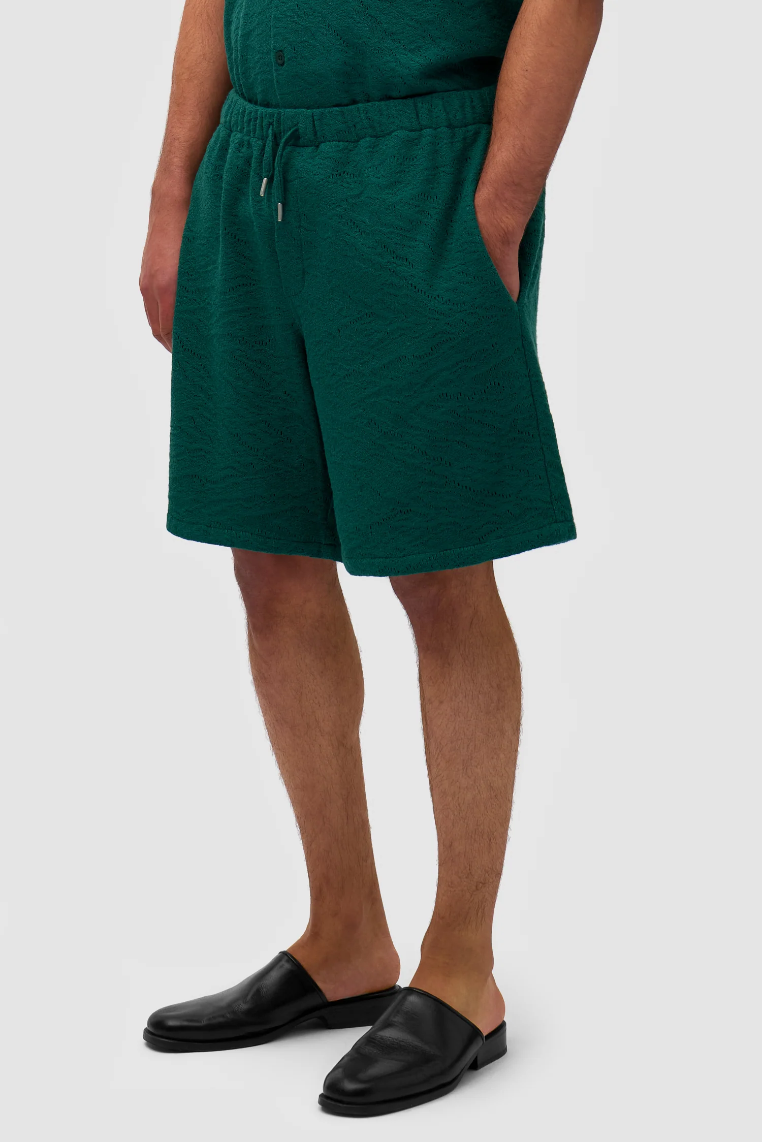 Crochet Short - Green - Image 3