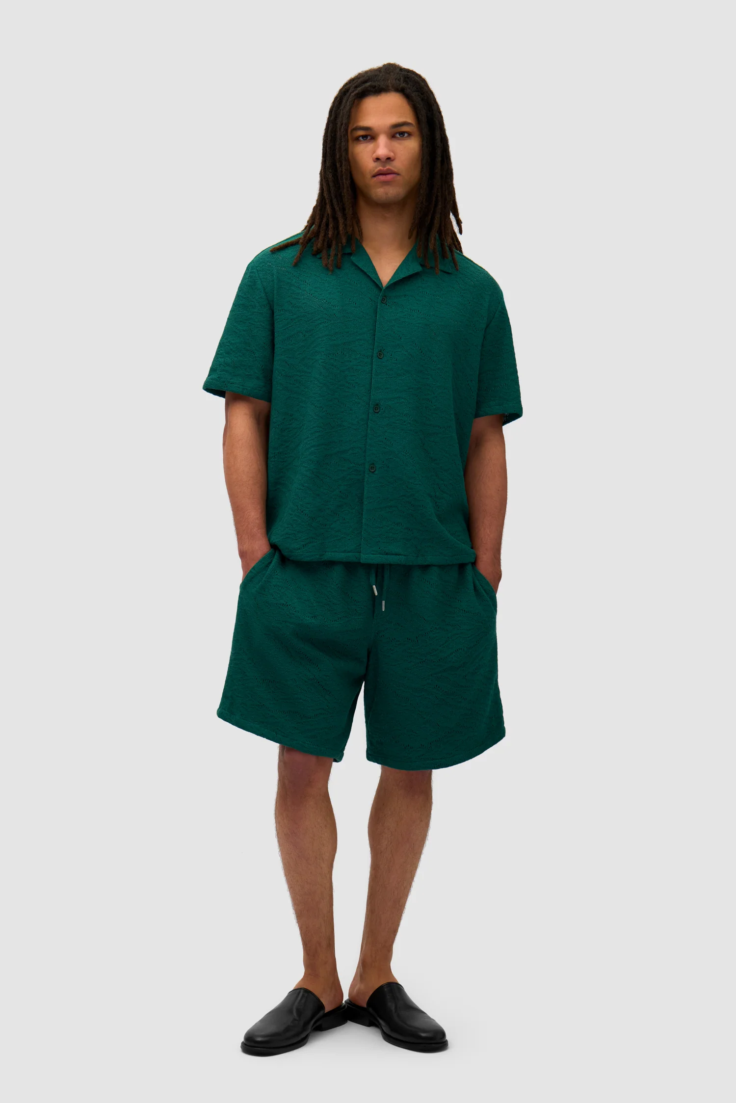 Crochet Short - Green - Image 5