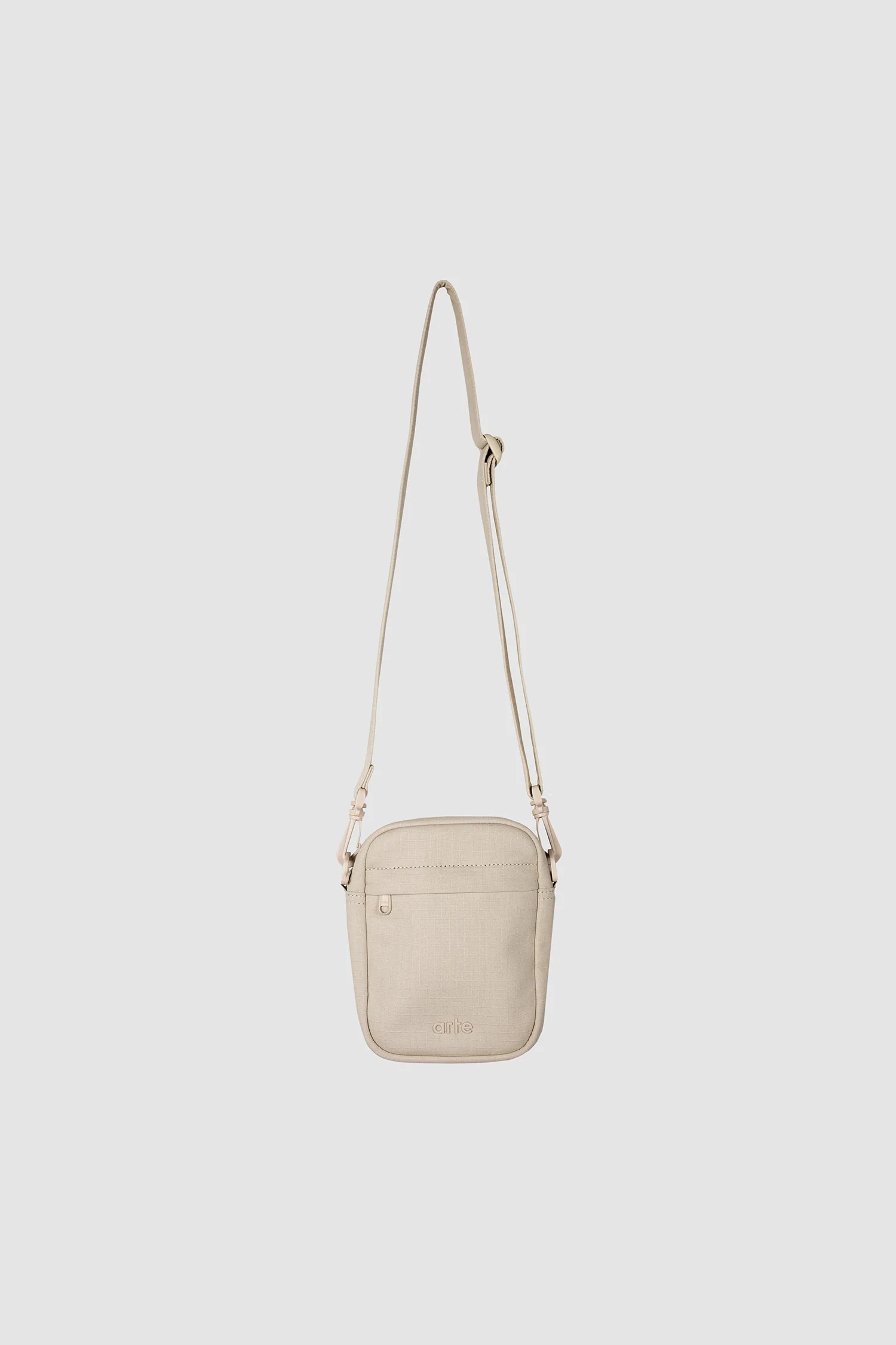 Crossbody Ripstop Bag - Cream - Image 2