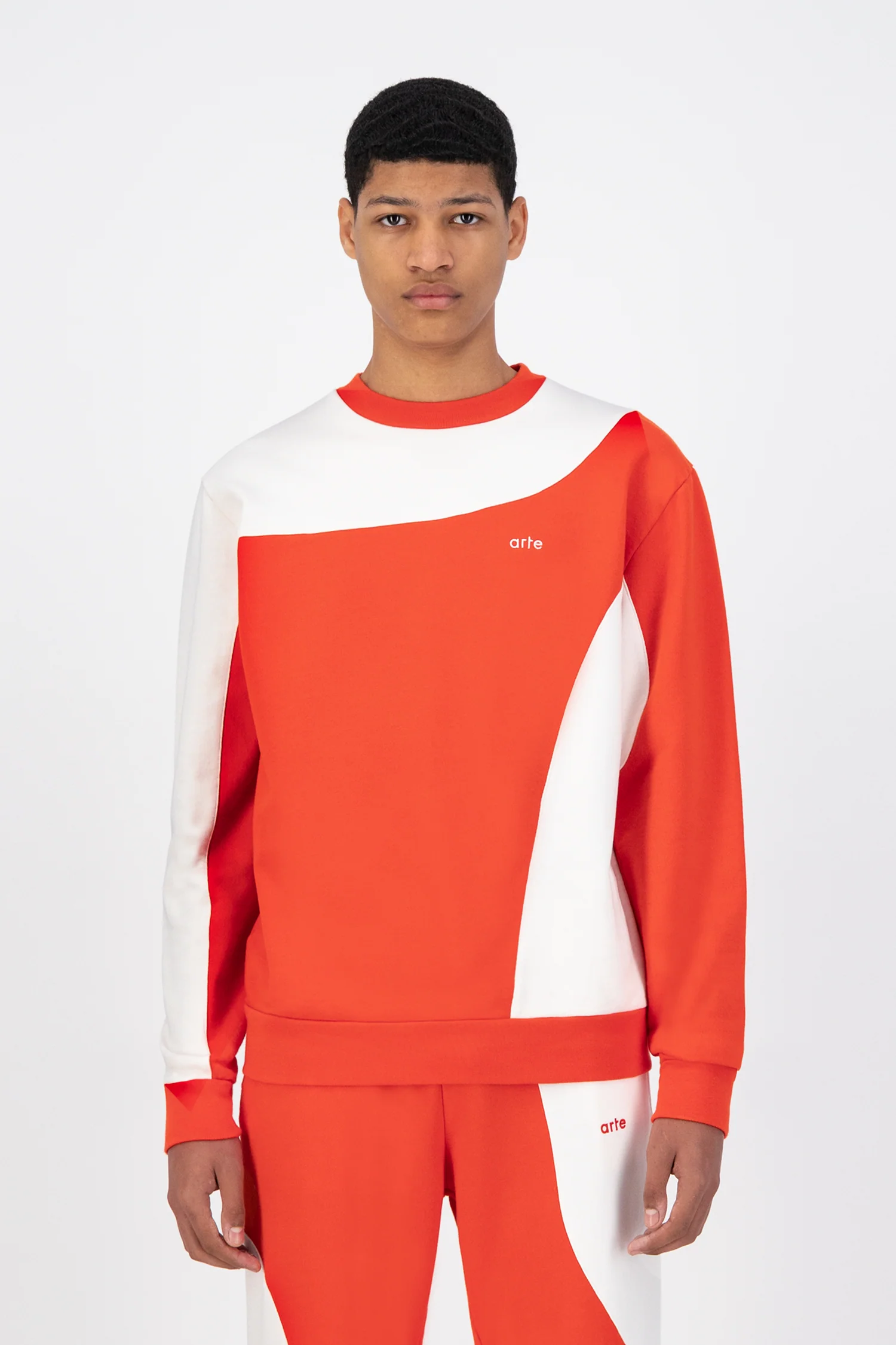 Cruz Ciclo Sweater - Red/White - Image 2
