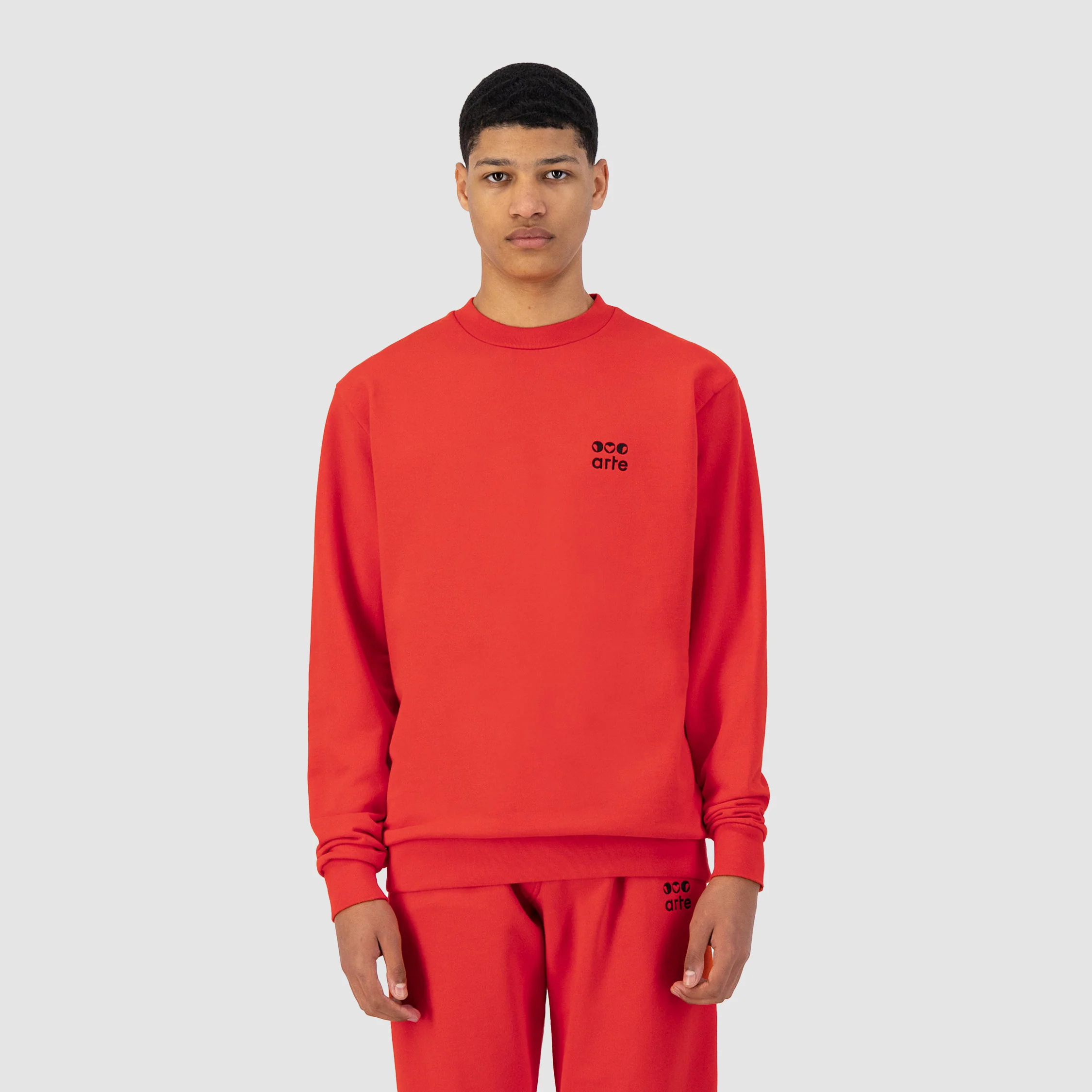 Cruz Triple Crewneck - Red
