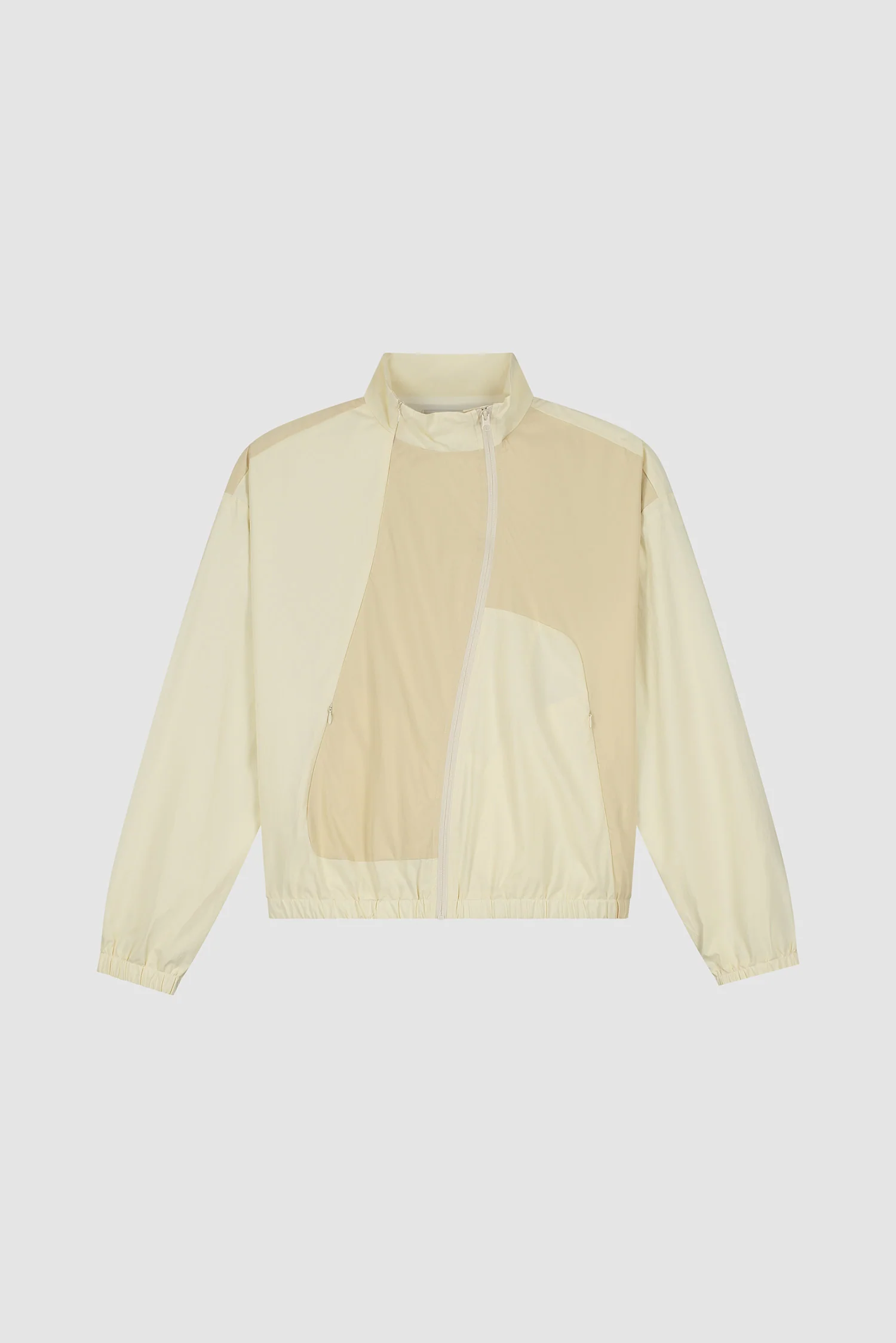 Curve Zipper Jacket - Cream - Image 10