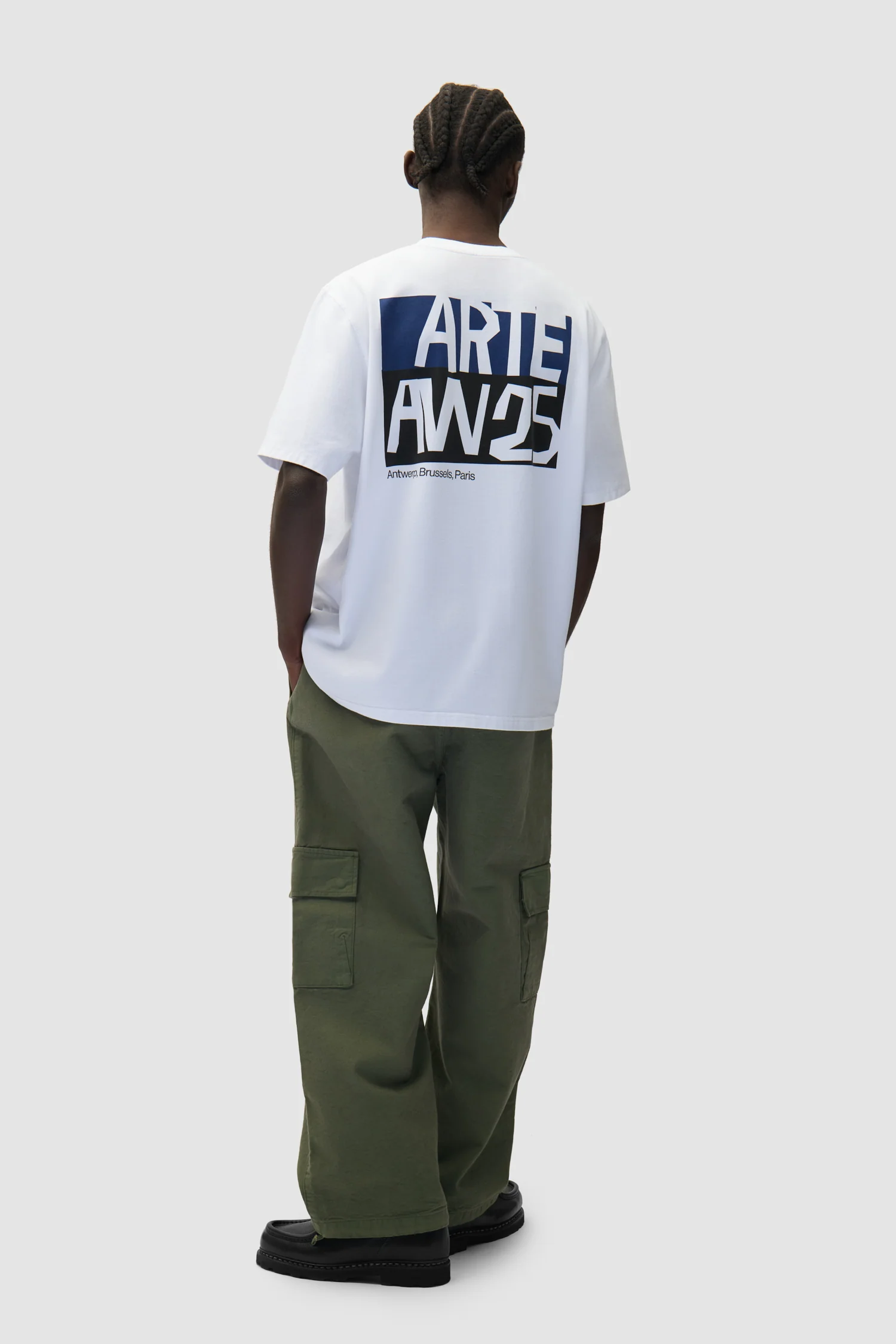 Cut Out Print T-shirt - White - Image 4