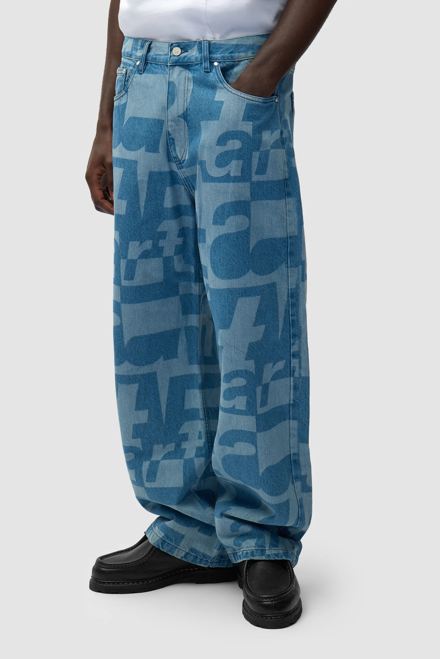 Denim Allover Pants - Raw Denim - Image 2