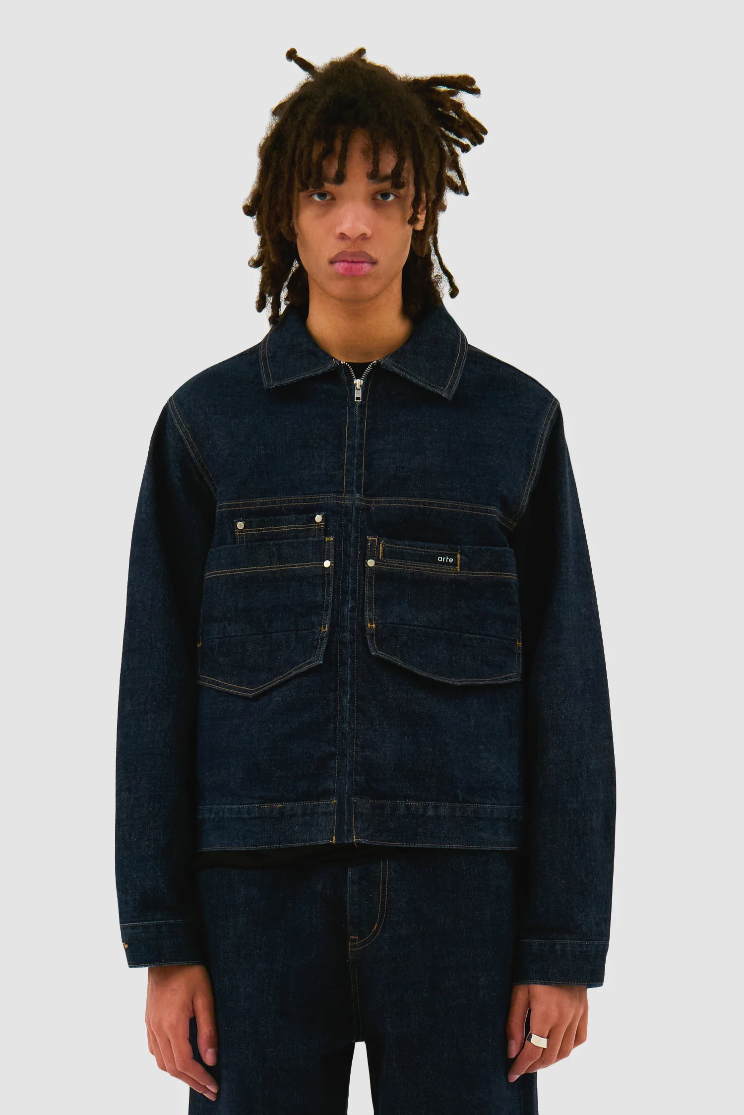 Denim Jacket - Raw Denim - Image 2