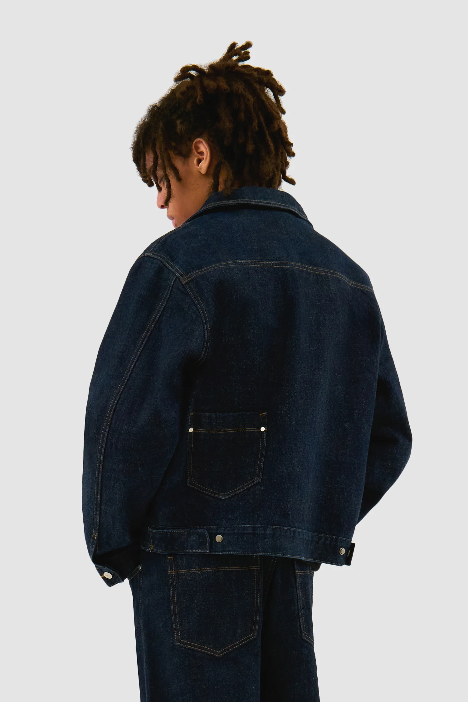 Denim Jacket - Raw Denim - Image 3