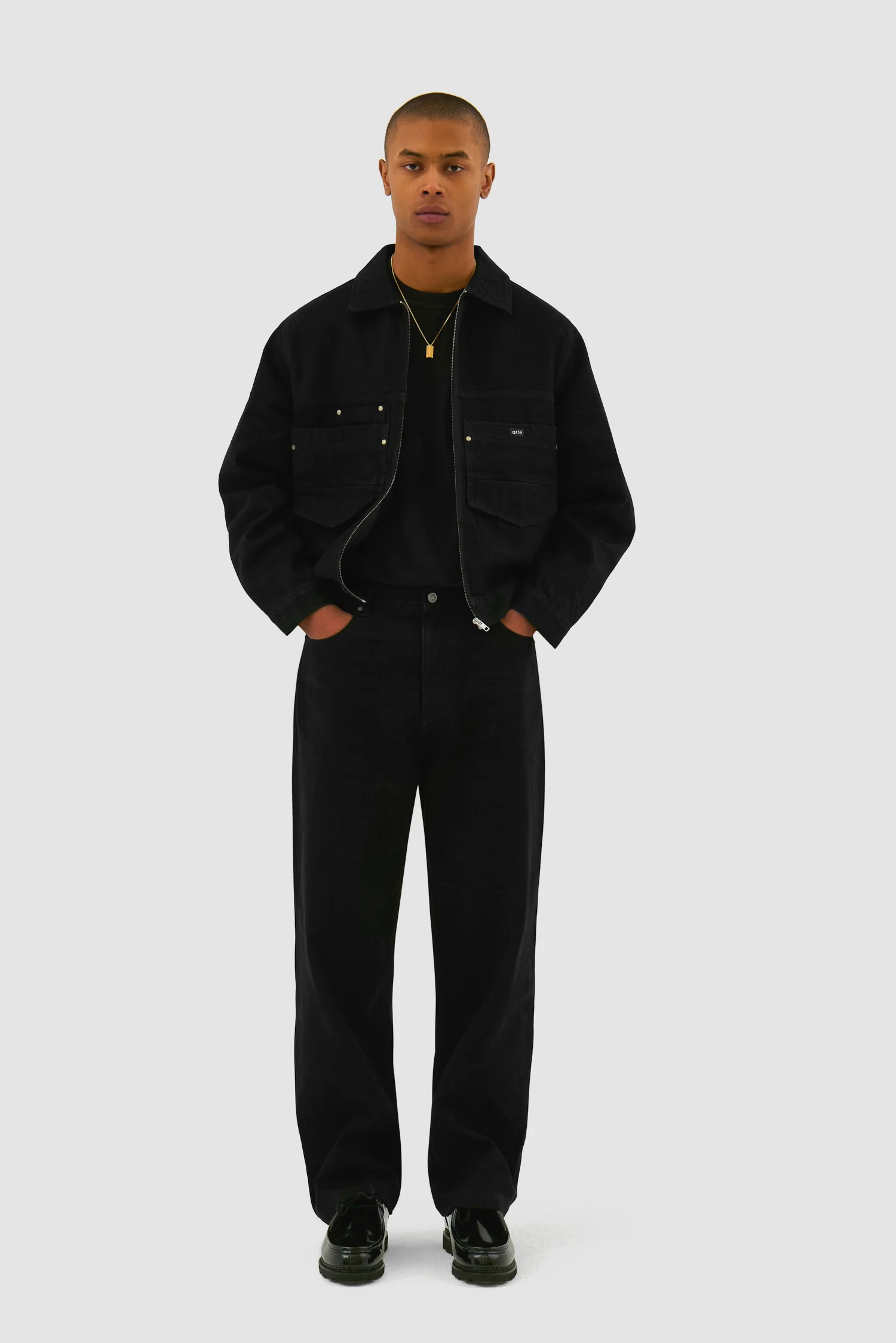 Denim Pants - Black - Image 4