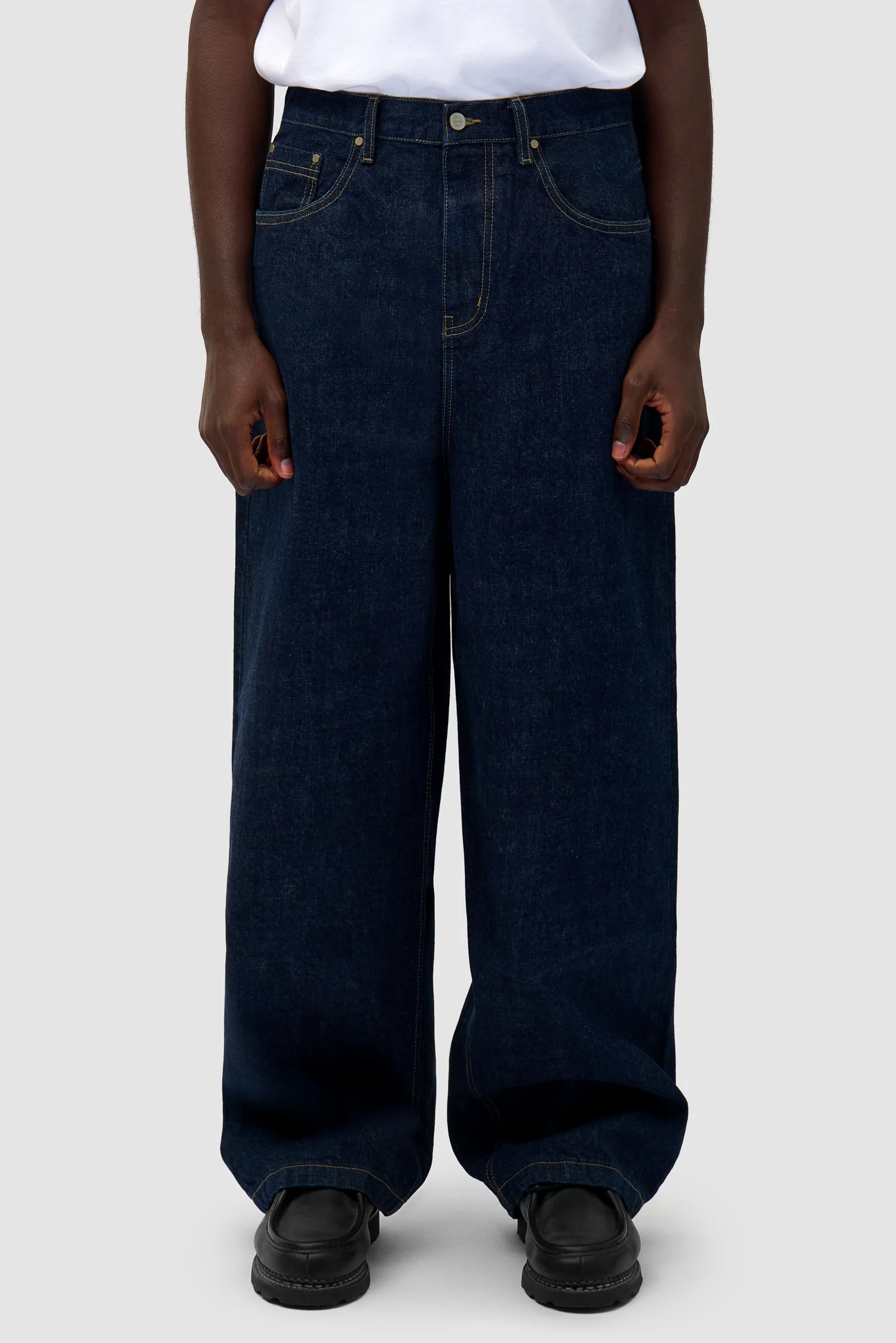 Denim Pants - Dark Wash - Image 2