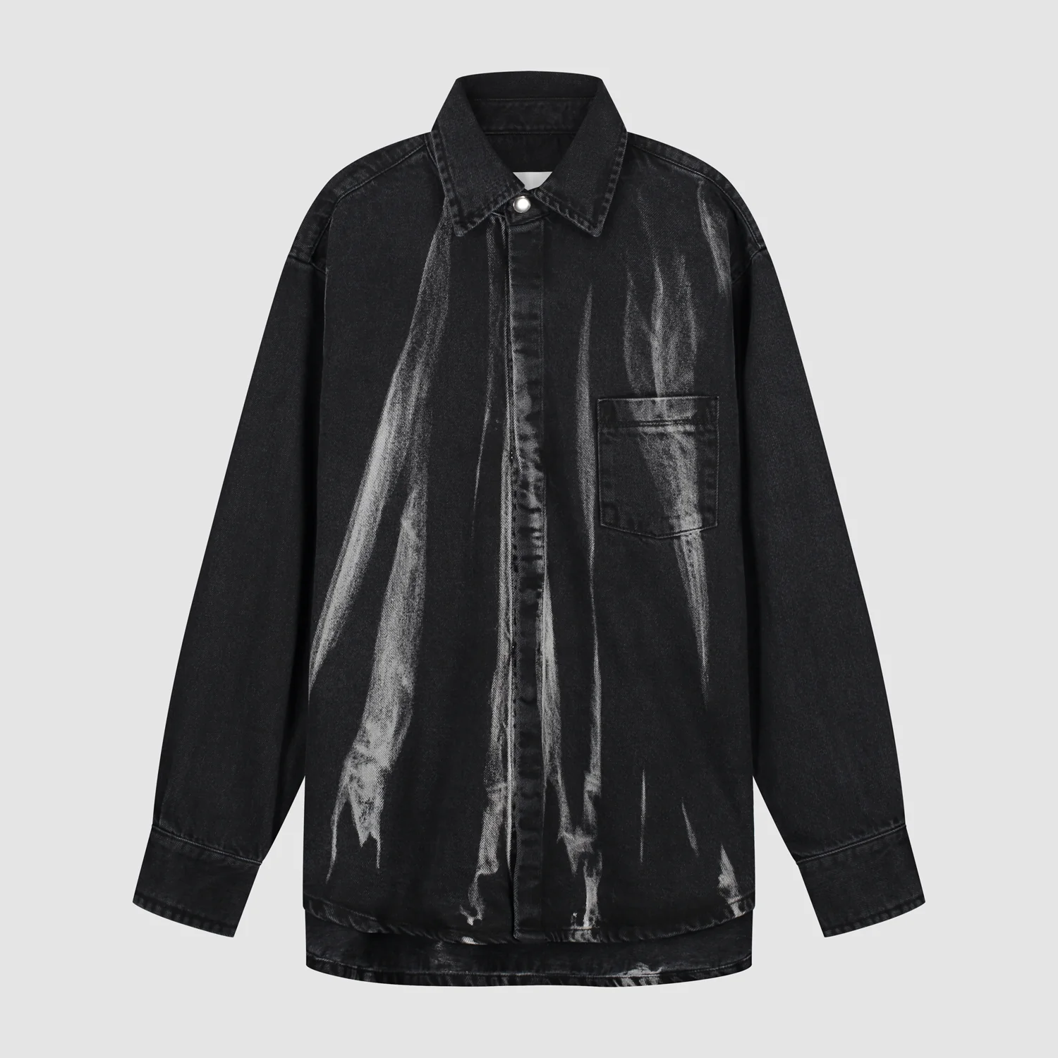 Denim Shirt - Black Denim
