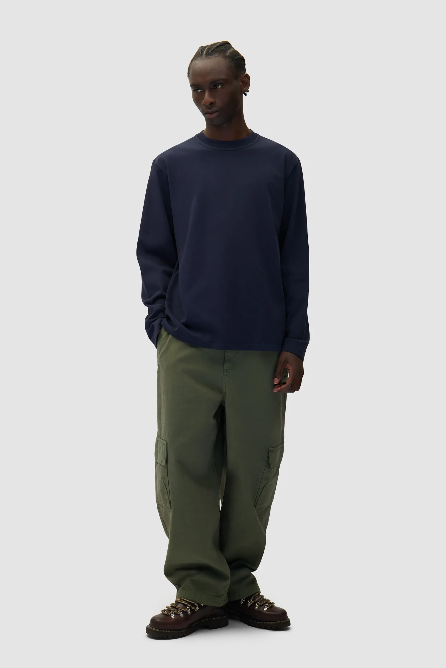 Diels Scribble Longsleeve - Navy - Image 4