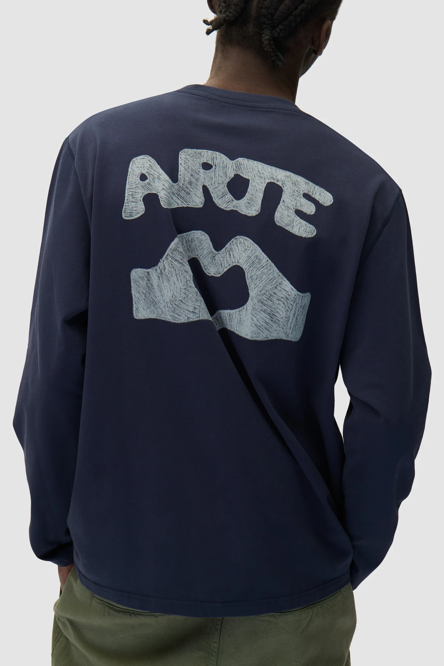 Diels Scribble Longsleeve - Navy - Image 7