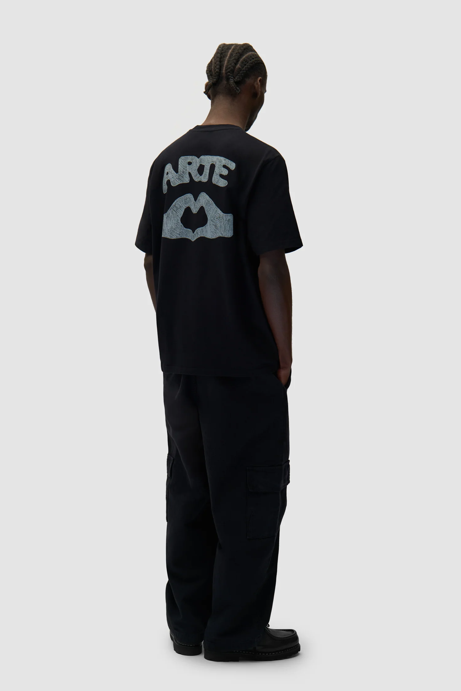 Diels Scribble T-shirt - Black - Image 5
