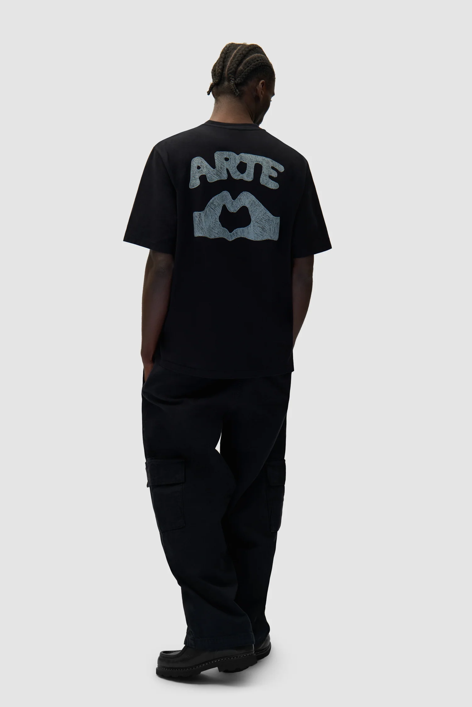Diels Scribble T-shirt - Black - Image 6